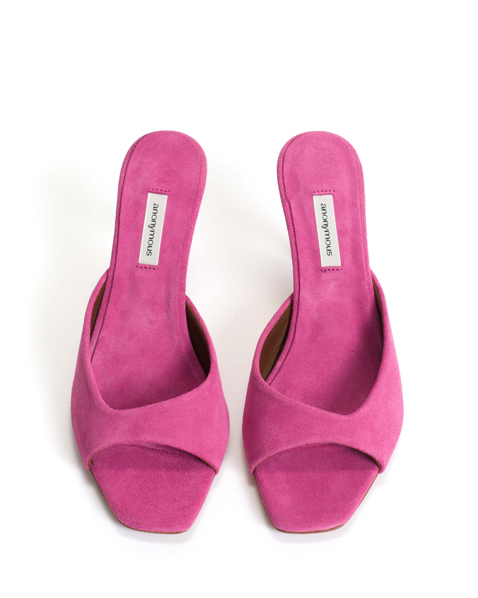 Mazy 75 Calf suede Raspberry sorbet - Anonymous Copenhagen