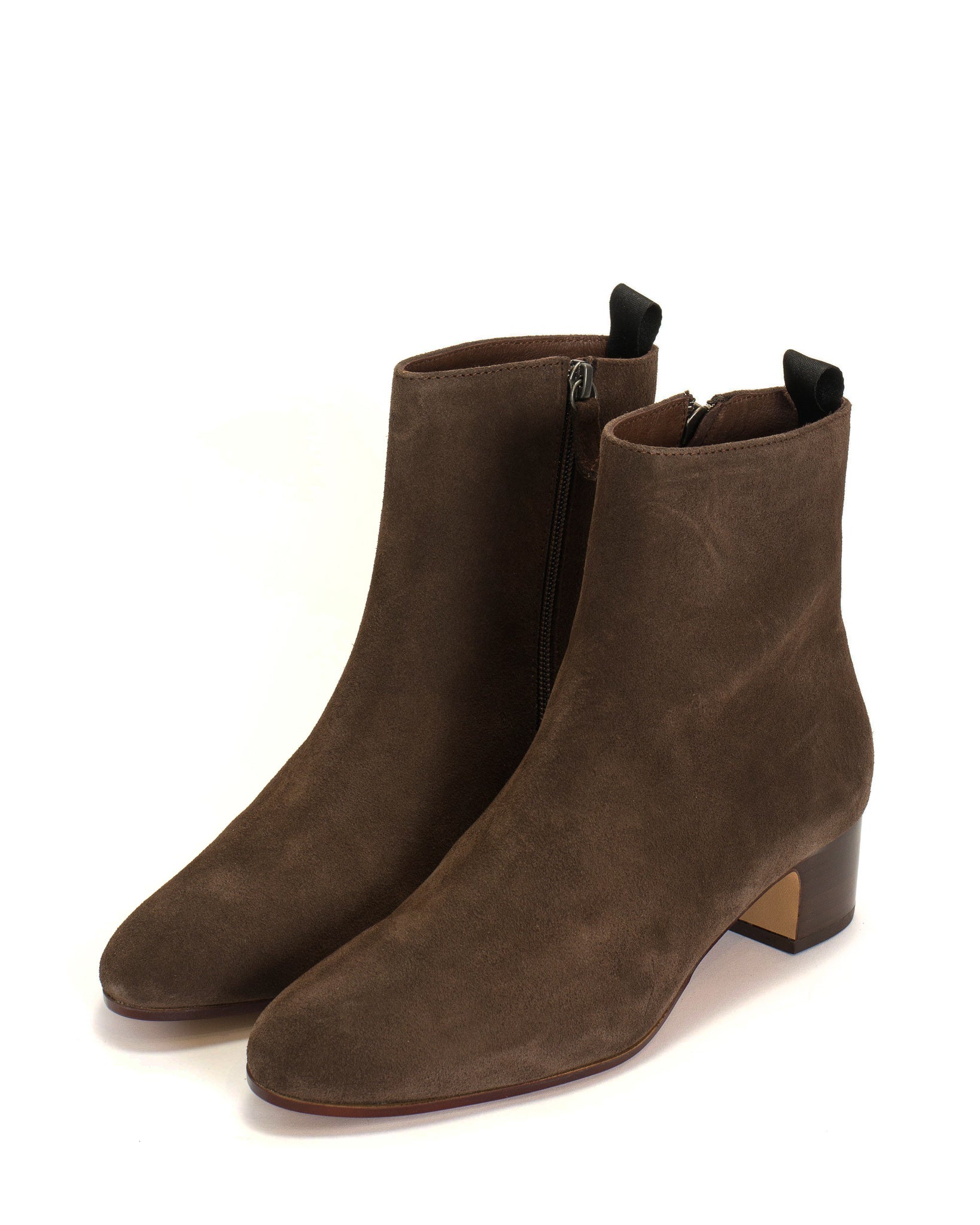 Mina Calf suede Coffee brown
