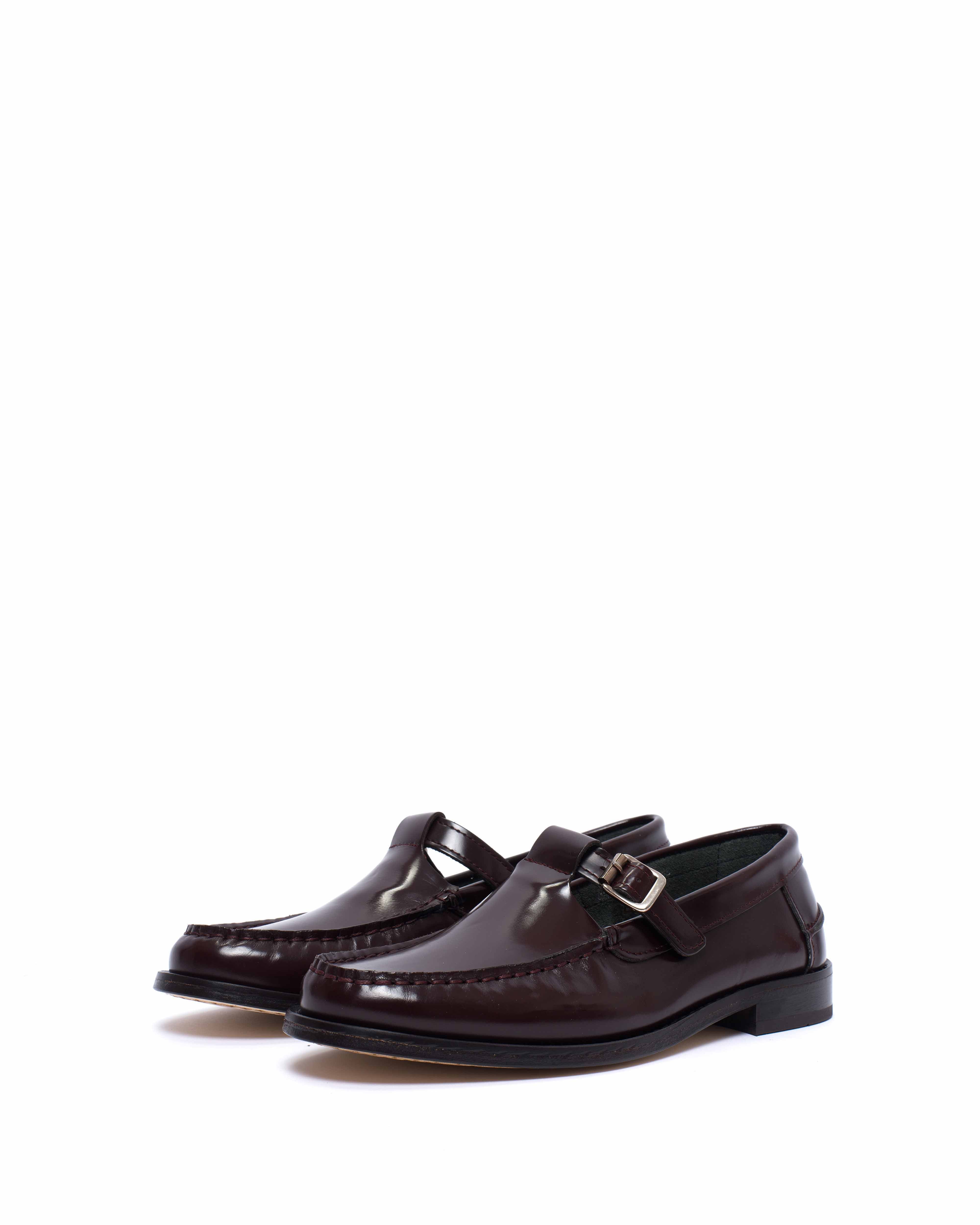 Dico Loafer t-bar Polido Bordeaux