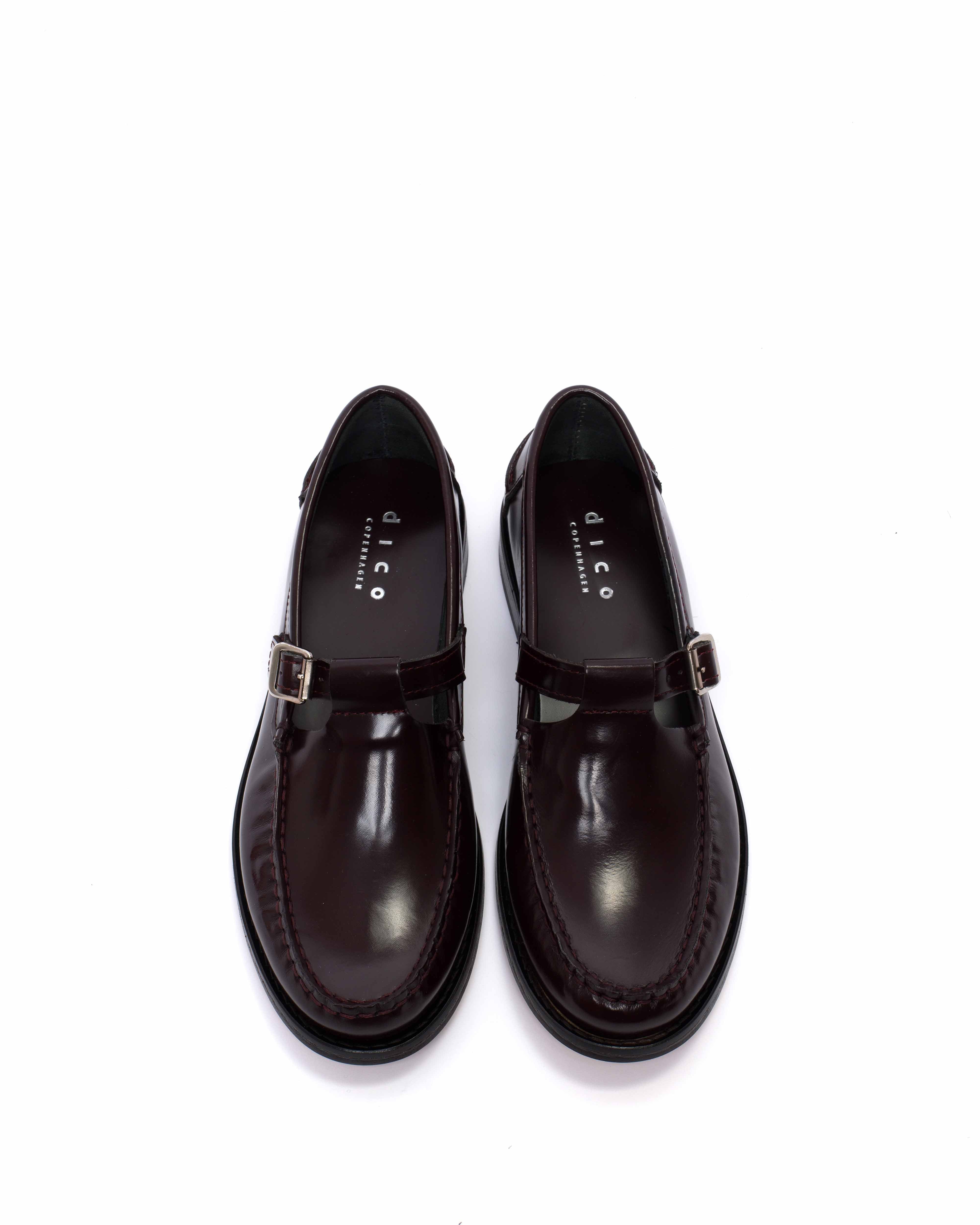 Dico Loafer t-bar Polido Bordeaux