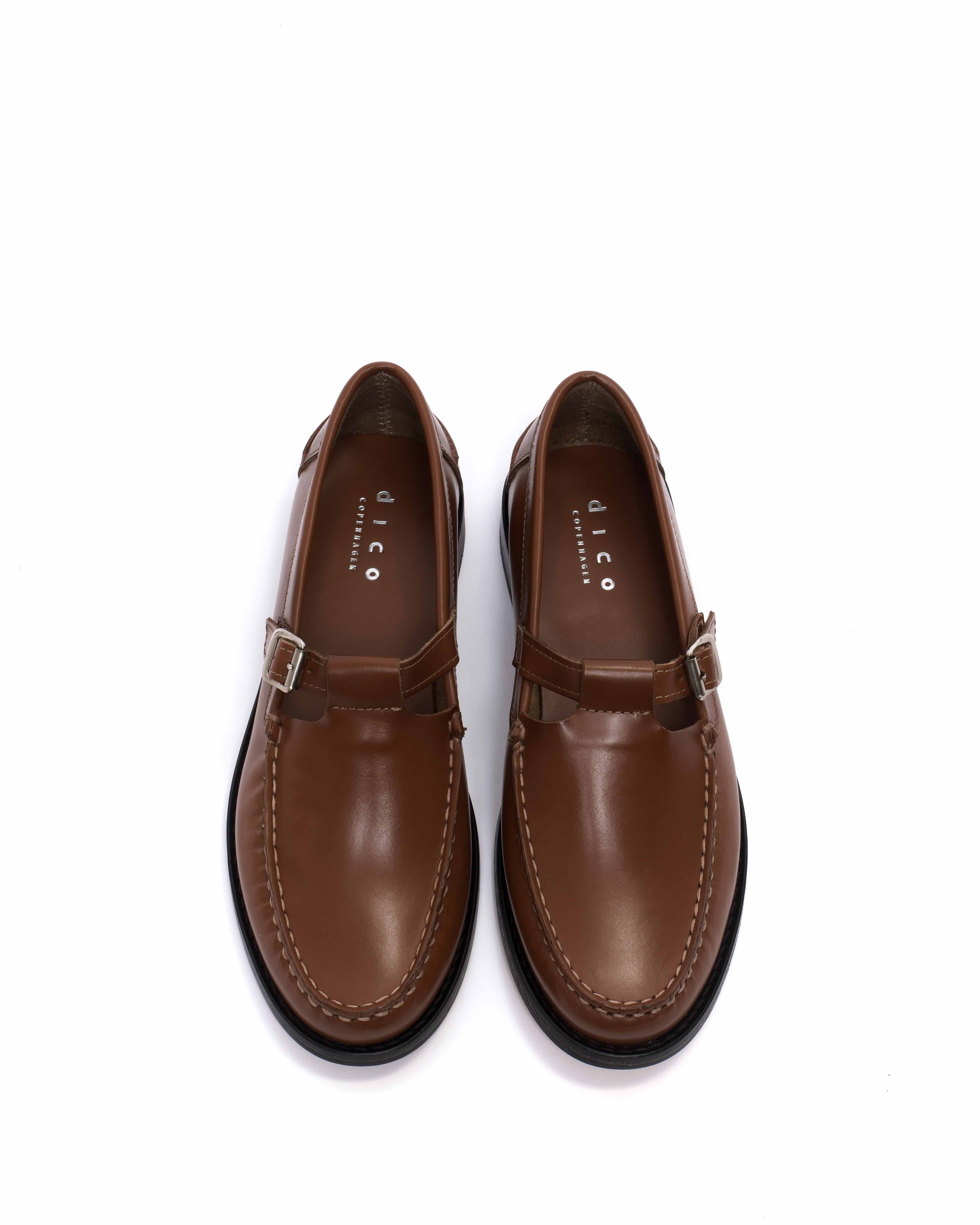 Dico Loafer t-bar Polido Hazelnut