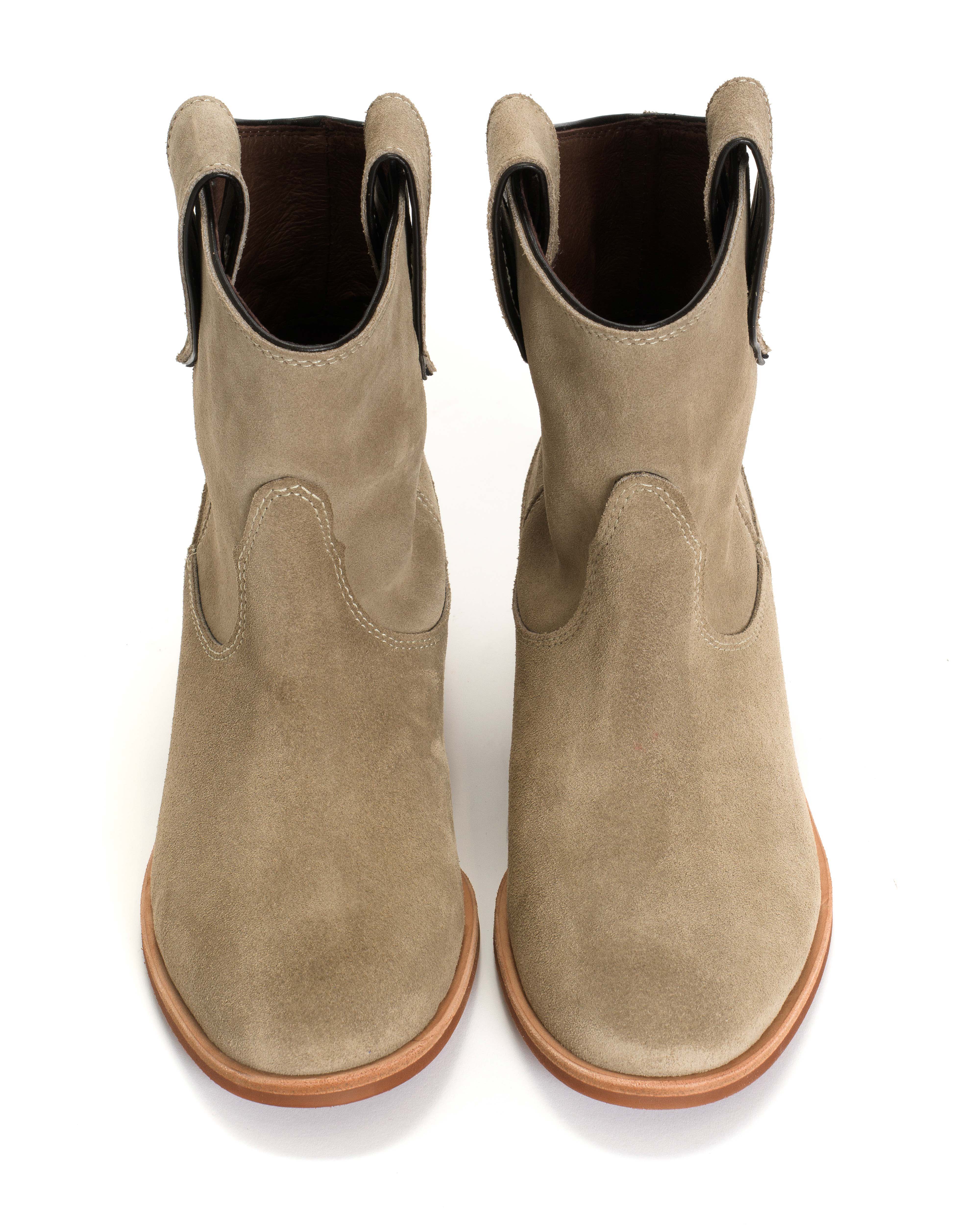 Monja Calf suede Sage grey