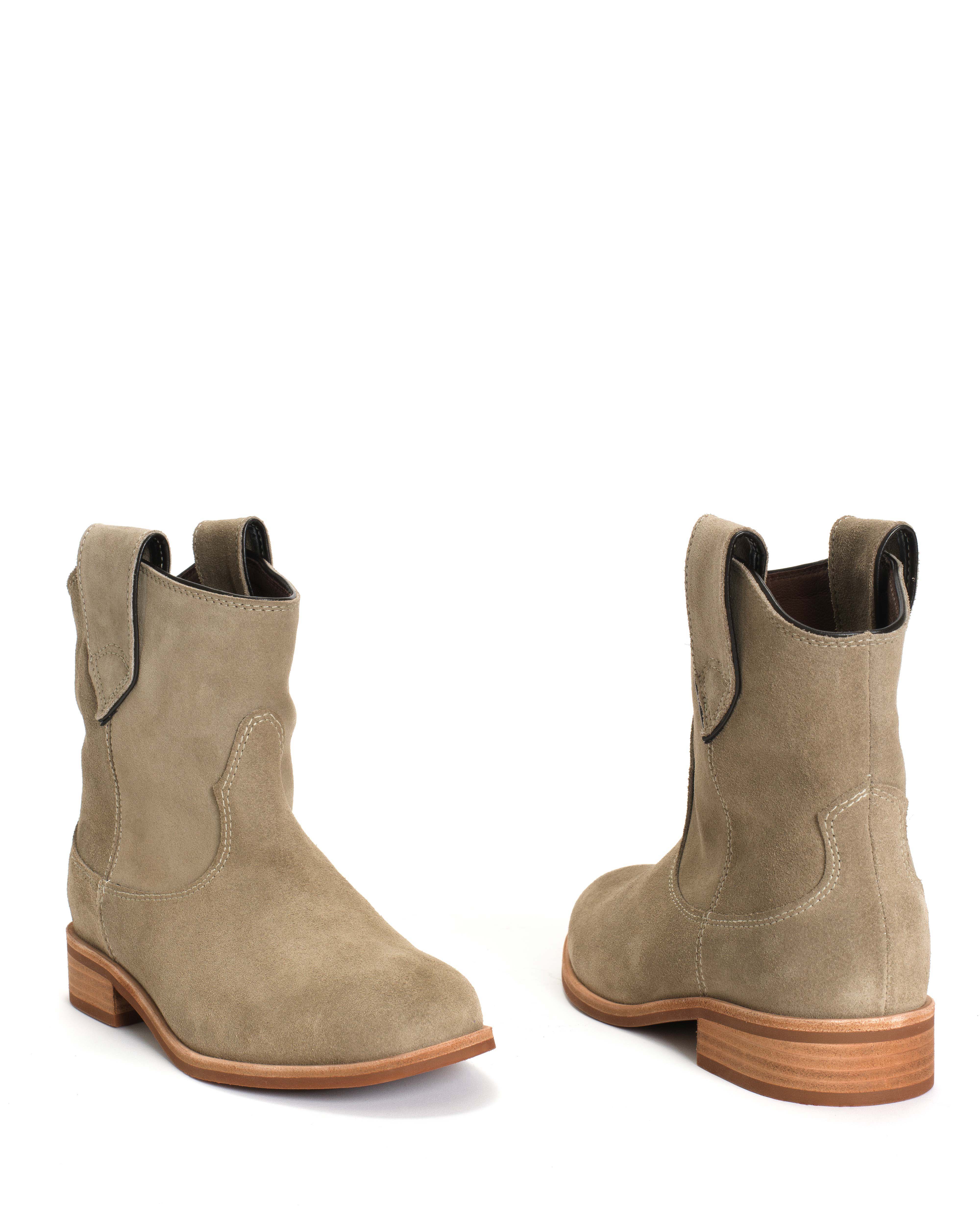 Monja Calf suede Sage grey