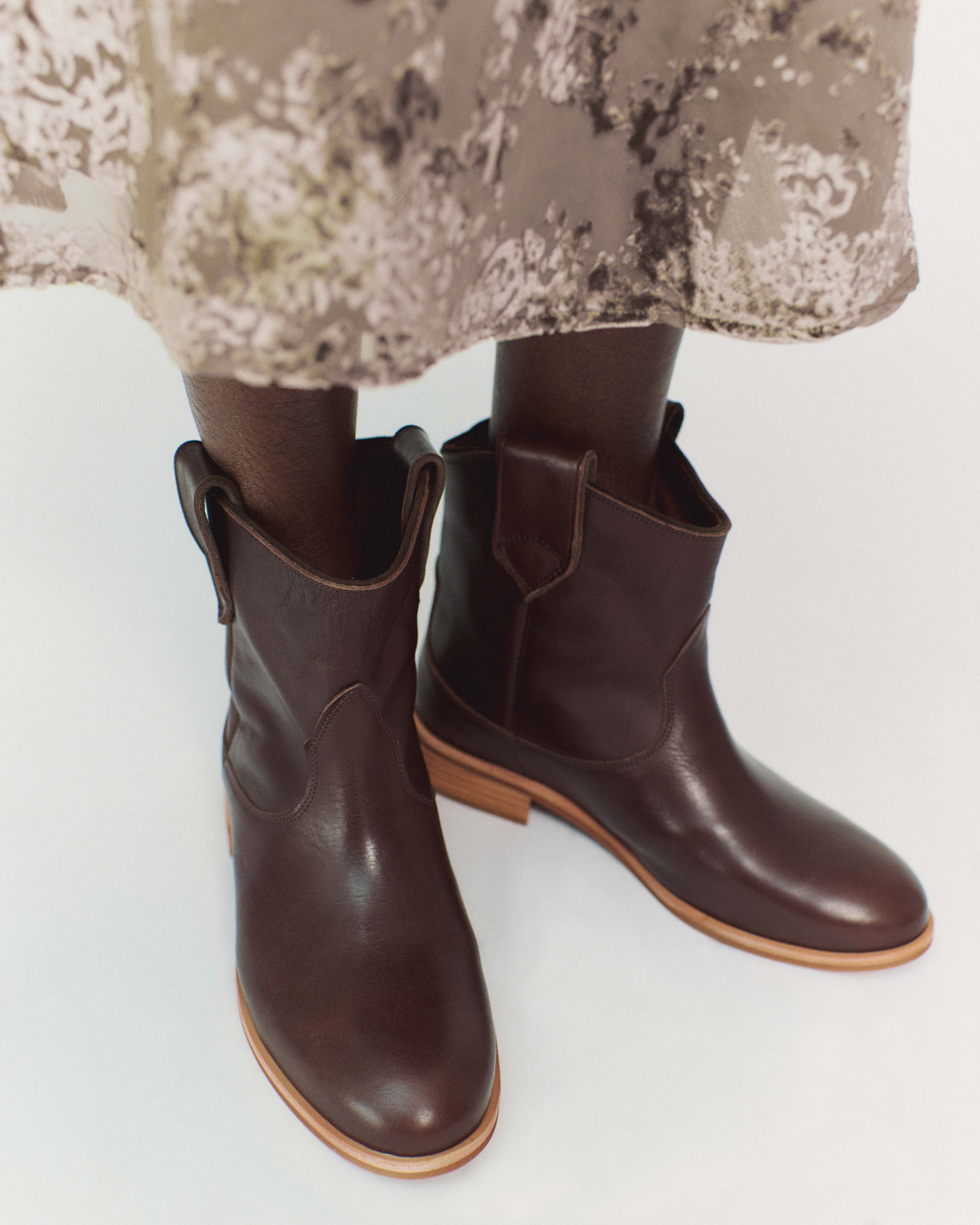 Monja Vegetal soft calf Coffee brown