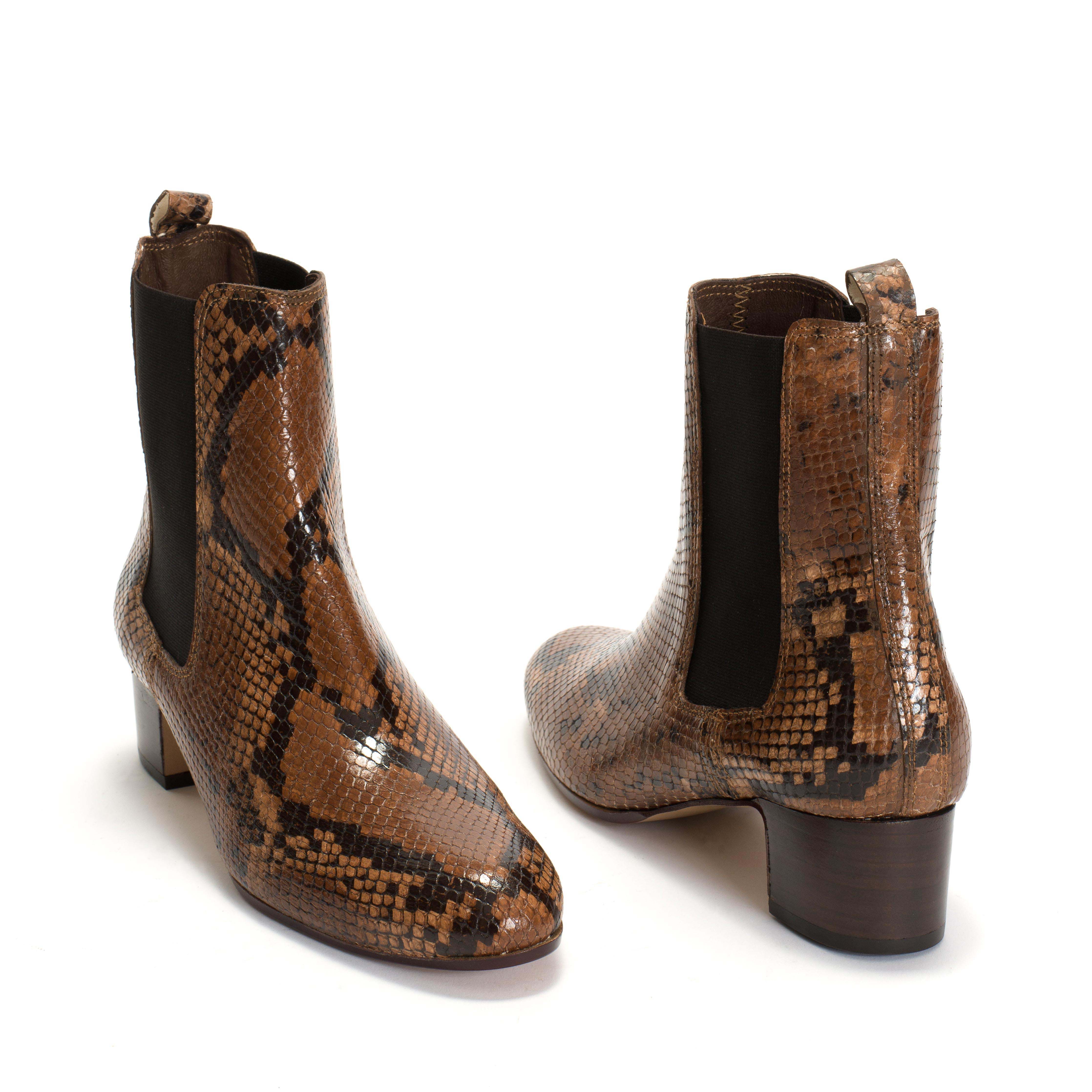 Niabella Snake calf Hazelnut