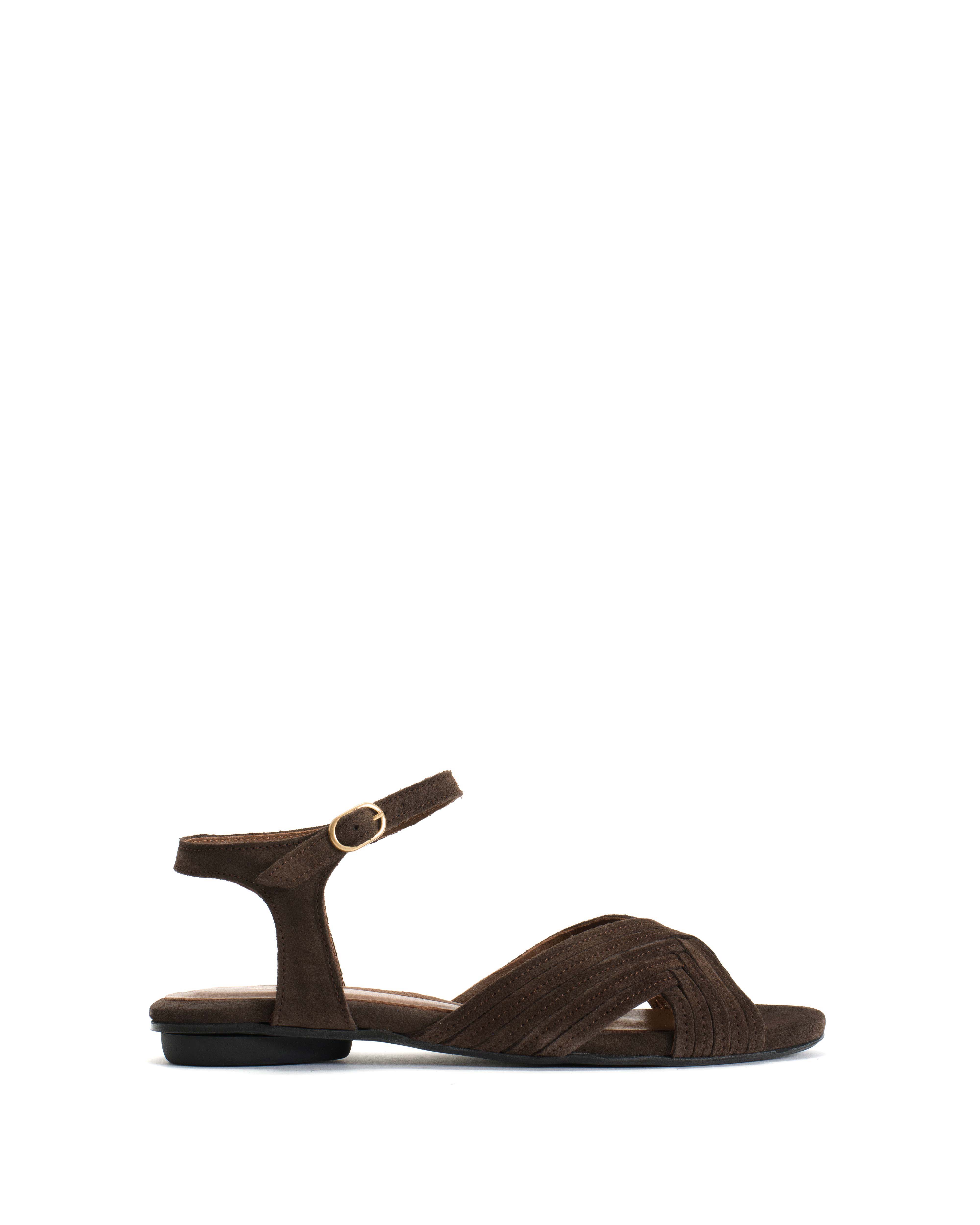Niabi 10 Calf suede Coffee brown