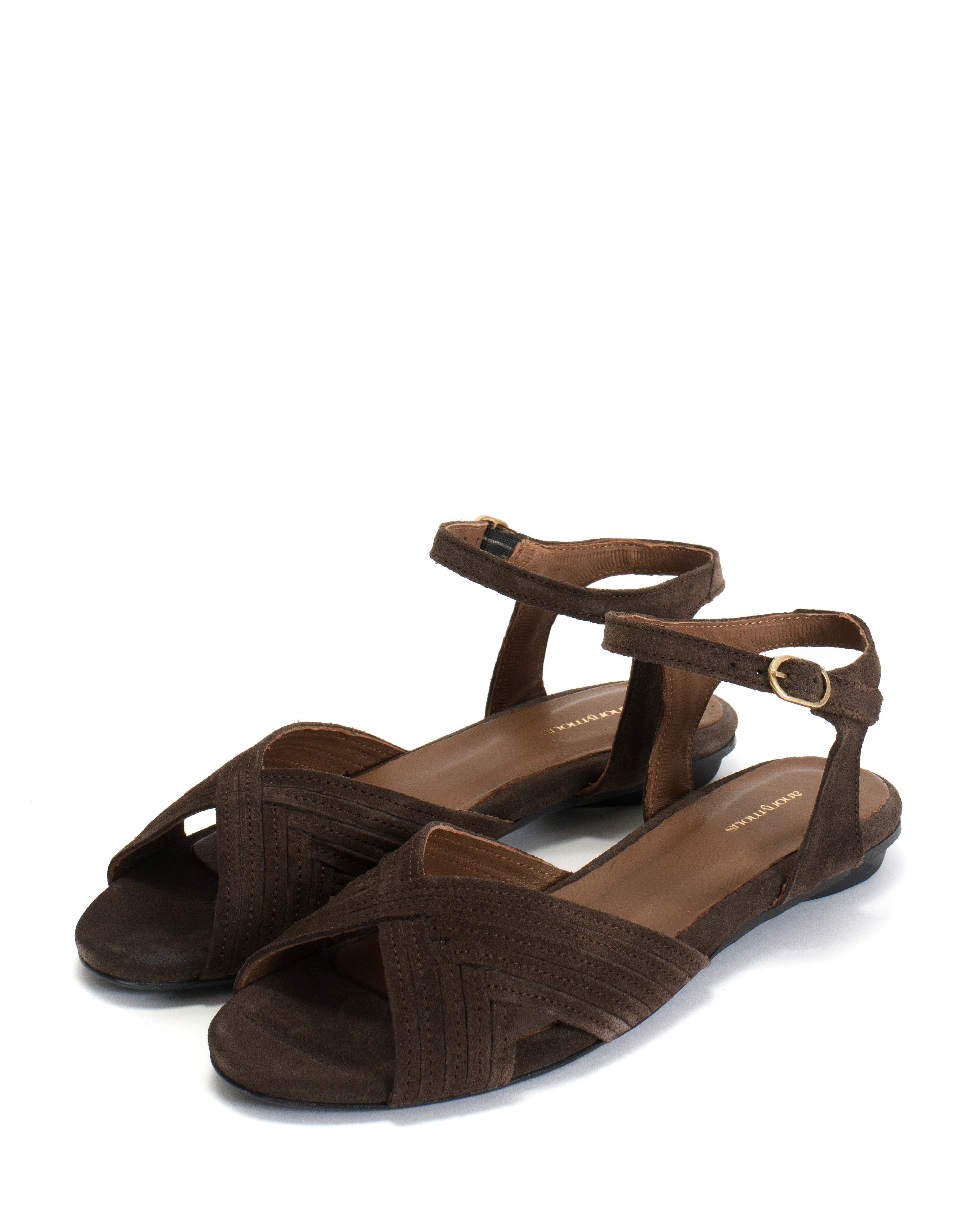 Niabi 10 Calf suede Coffee brown