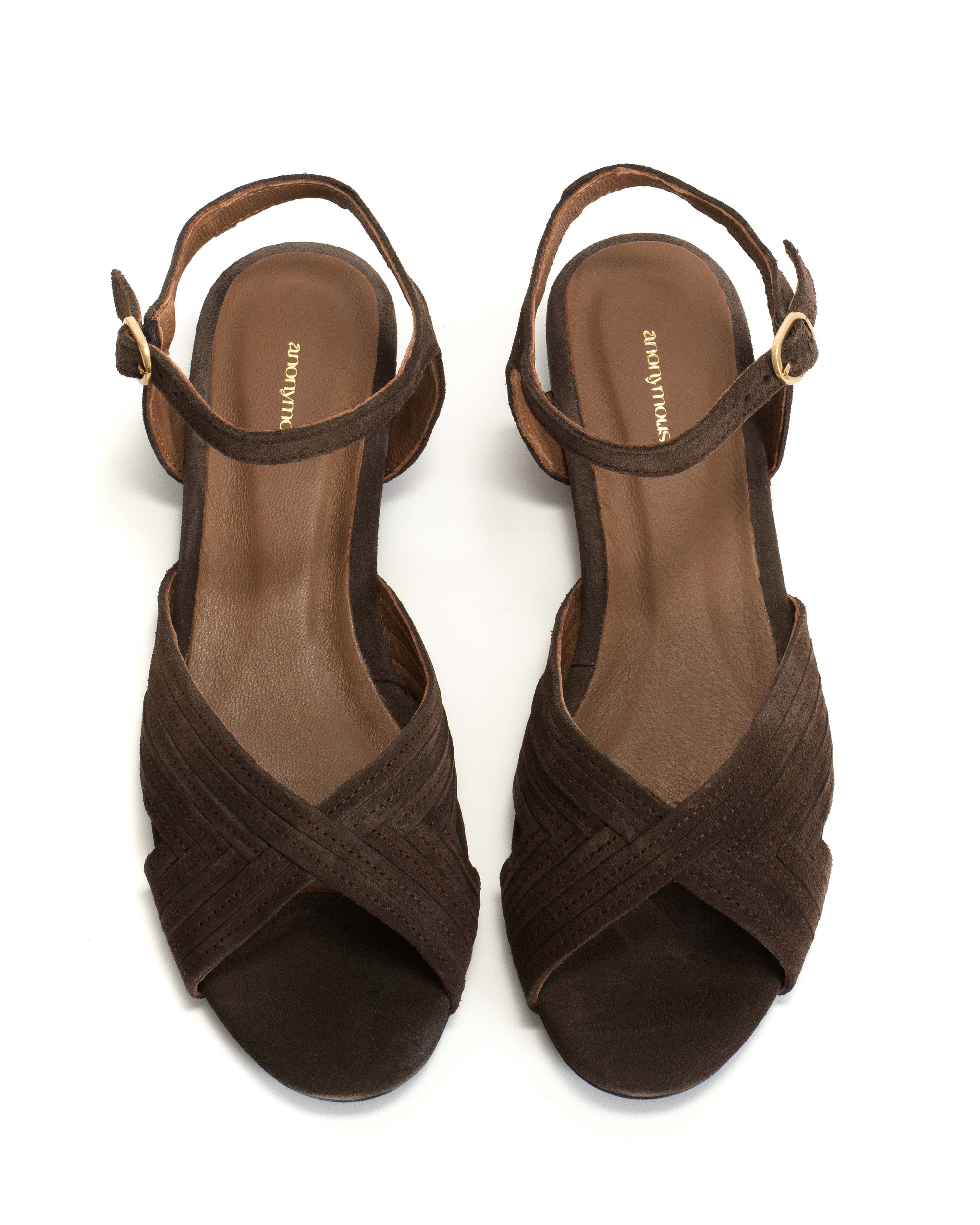 Niabi 10 Calf suede Coffee brown