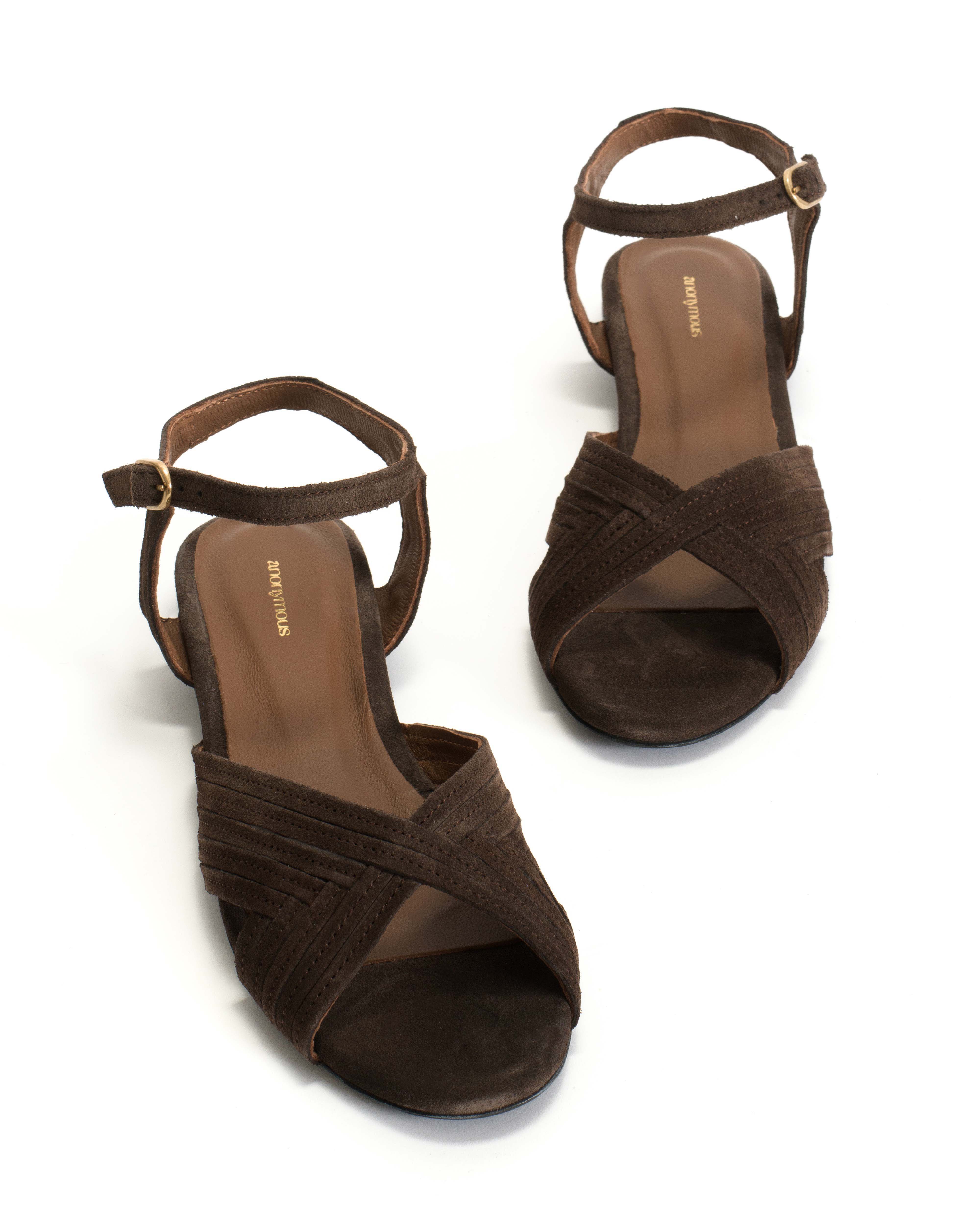 Niabi 10 Calf suede Coffee brown