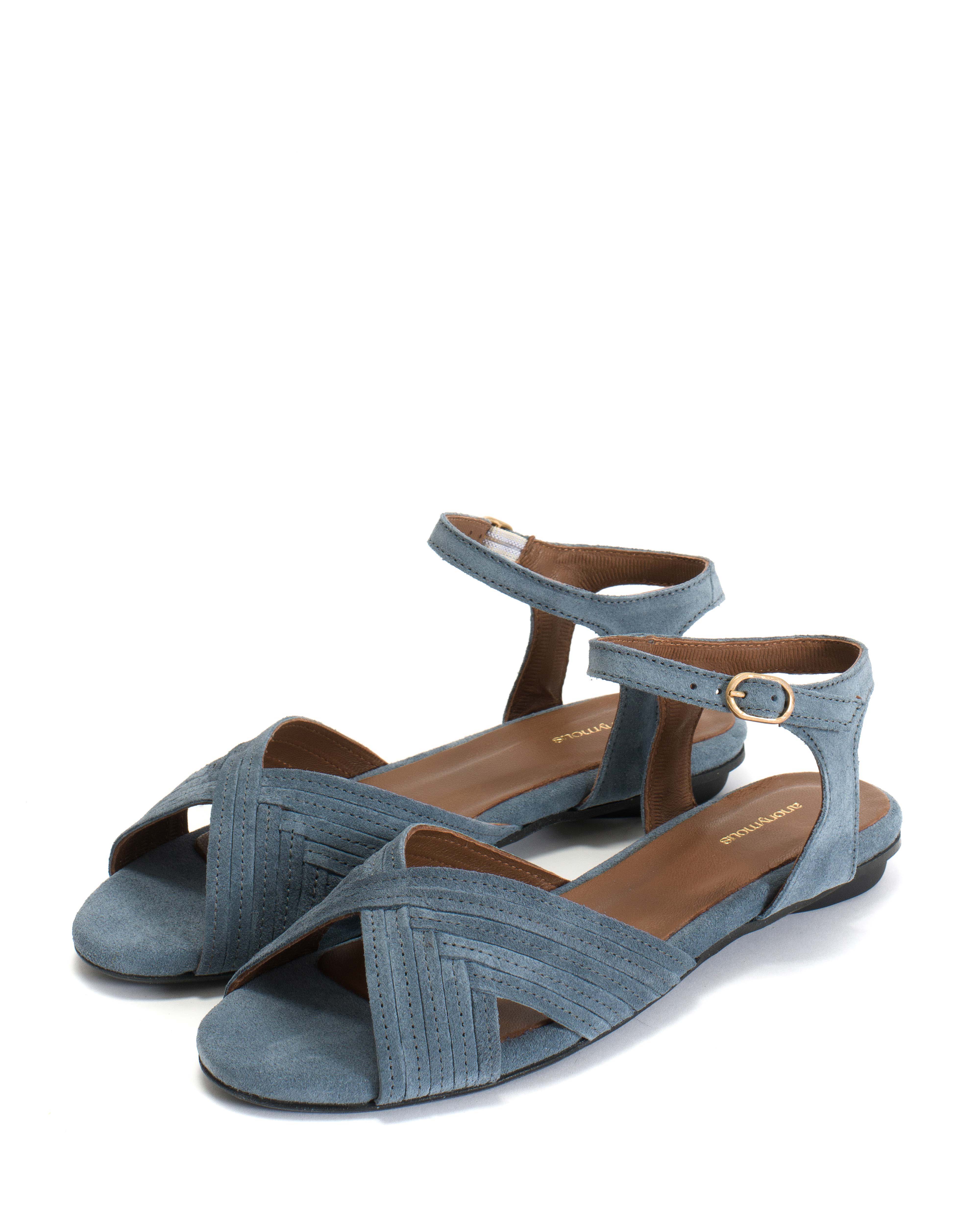 Niabi 10 Calf suede Denim blue