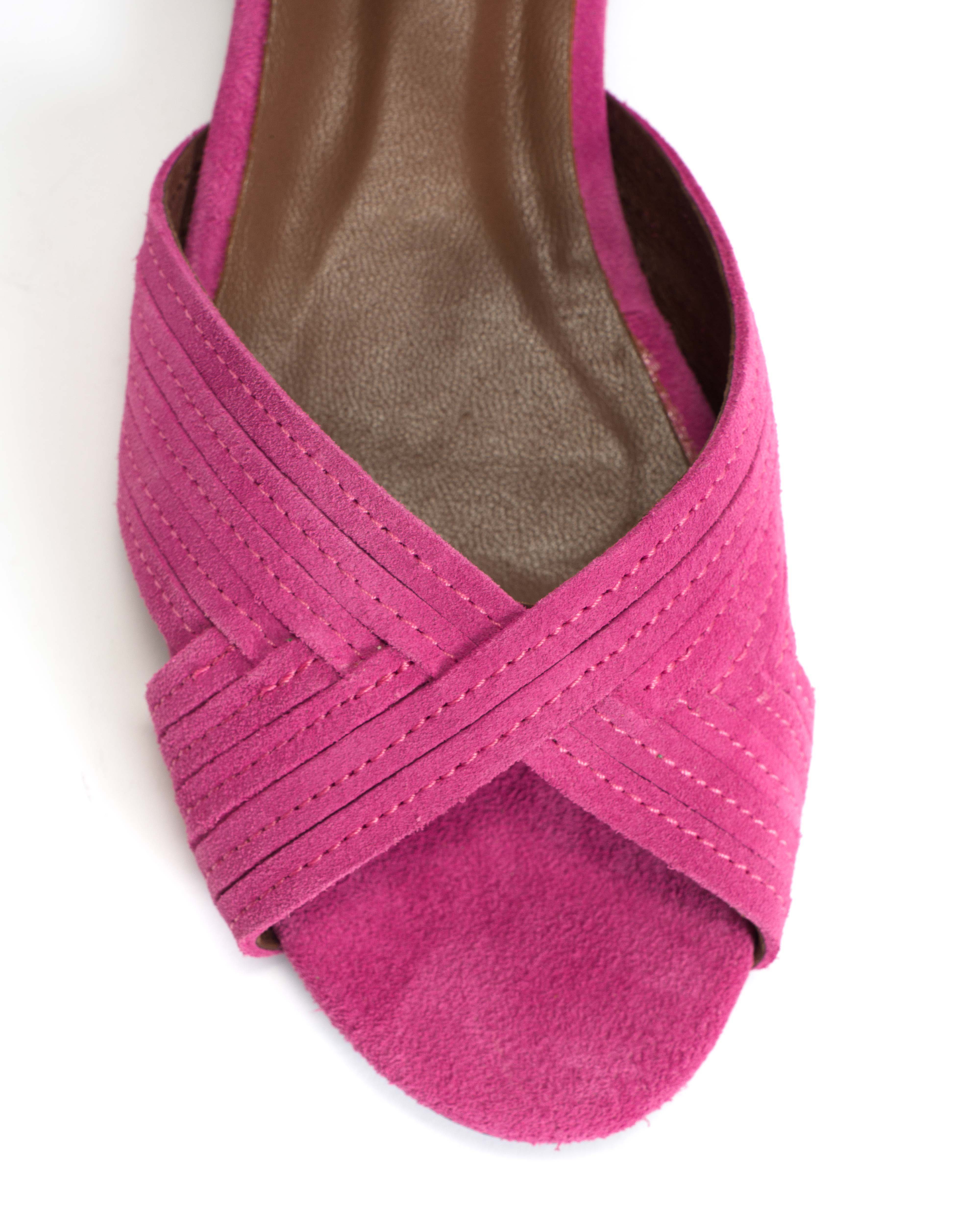 Niabi 10 Calf suede Raspberry sorbet