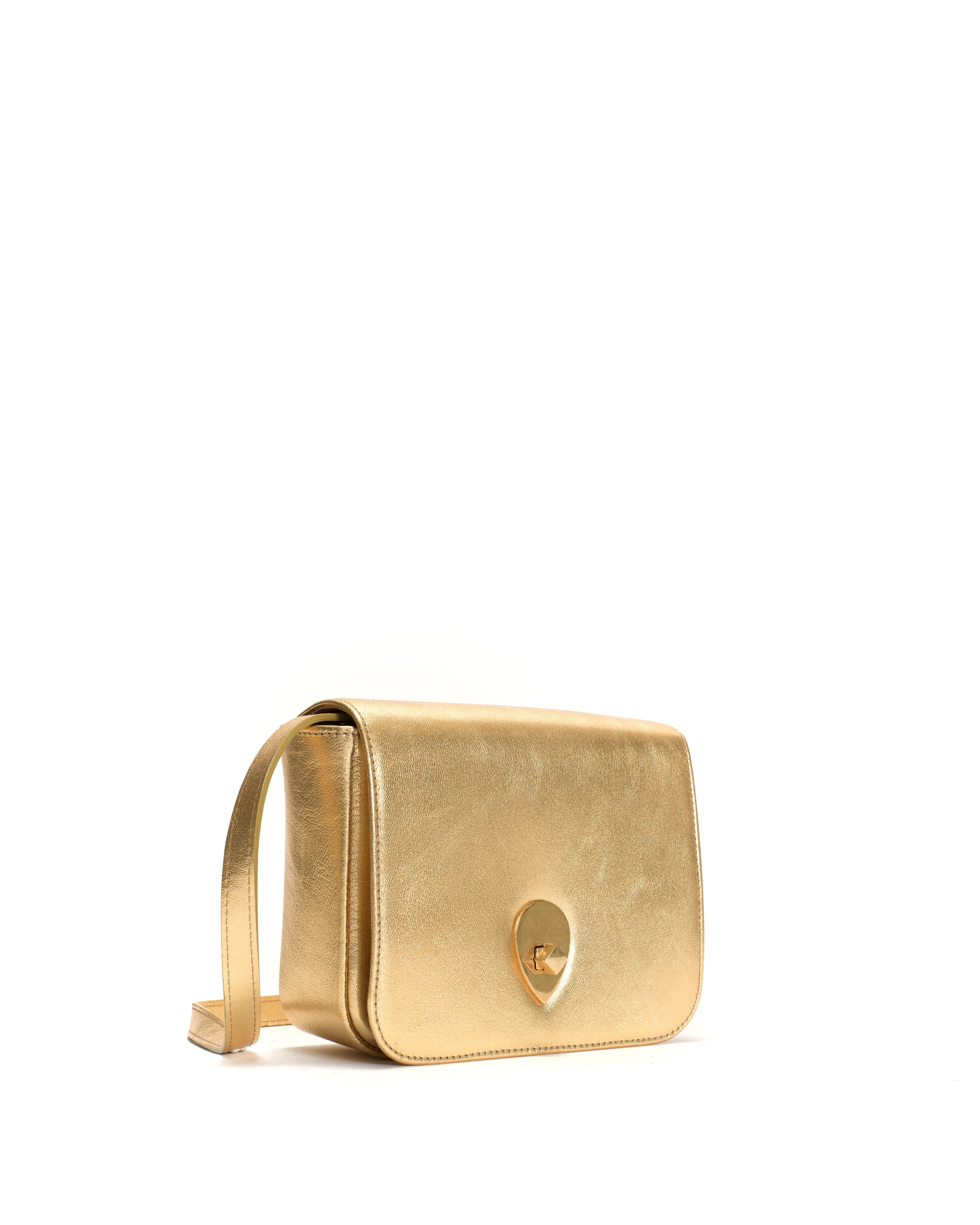 Nielle petite crossover bag Metallic goat Gold