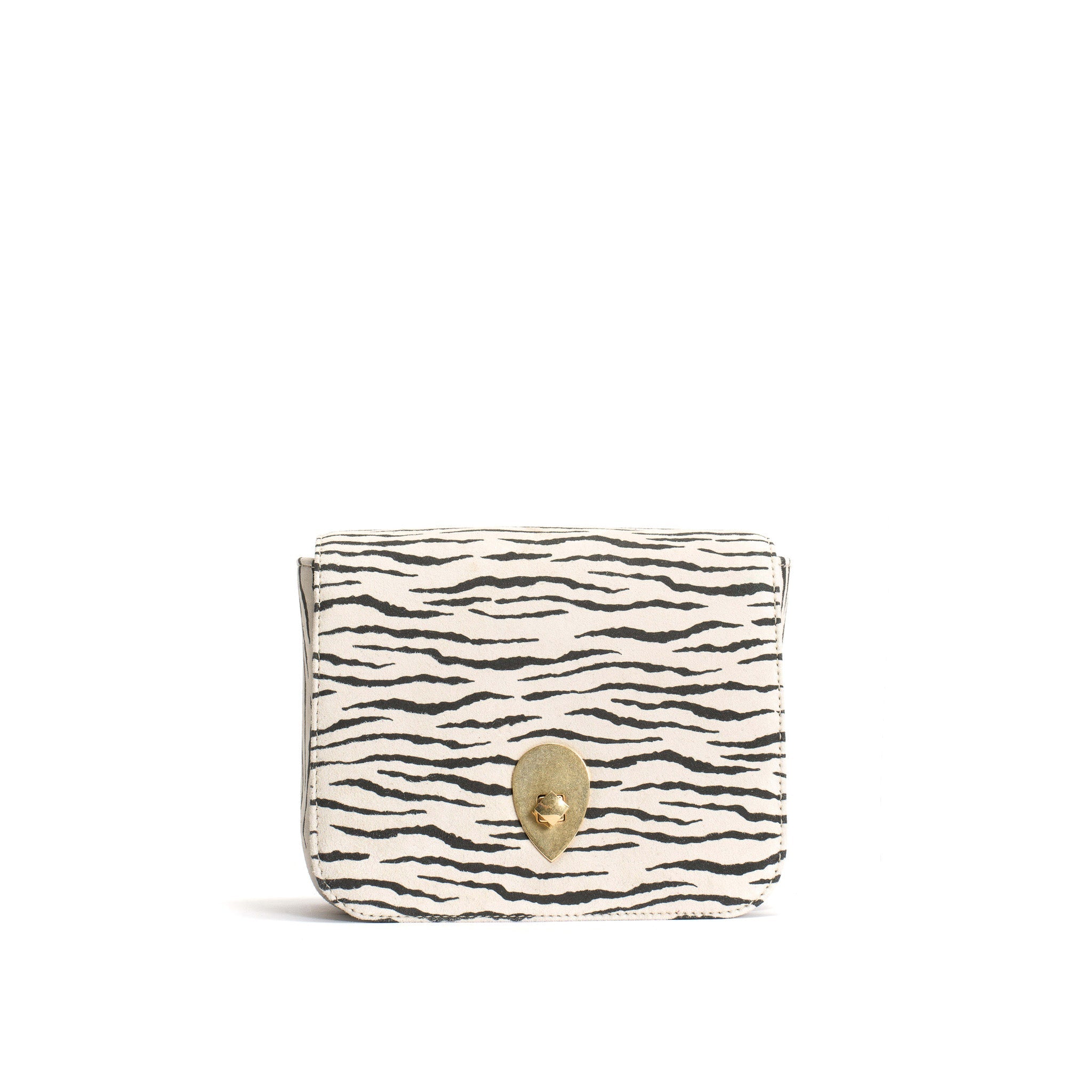 Nielle petite crossover bag Calf suede print Zebra