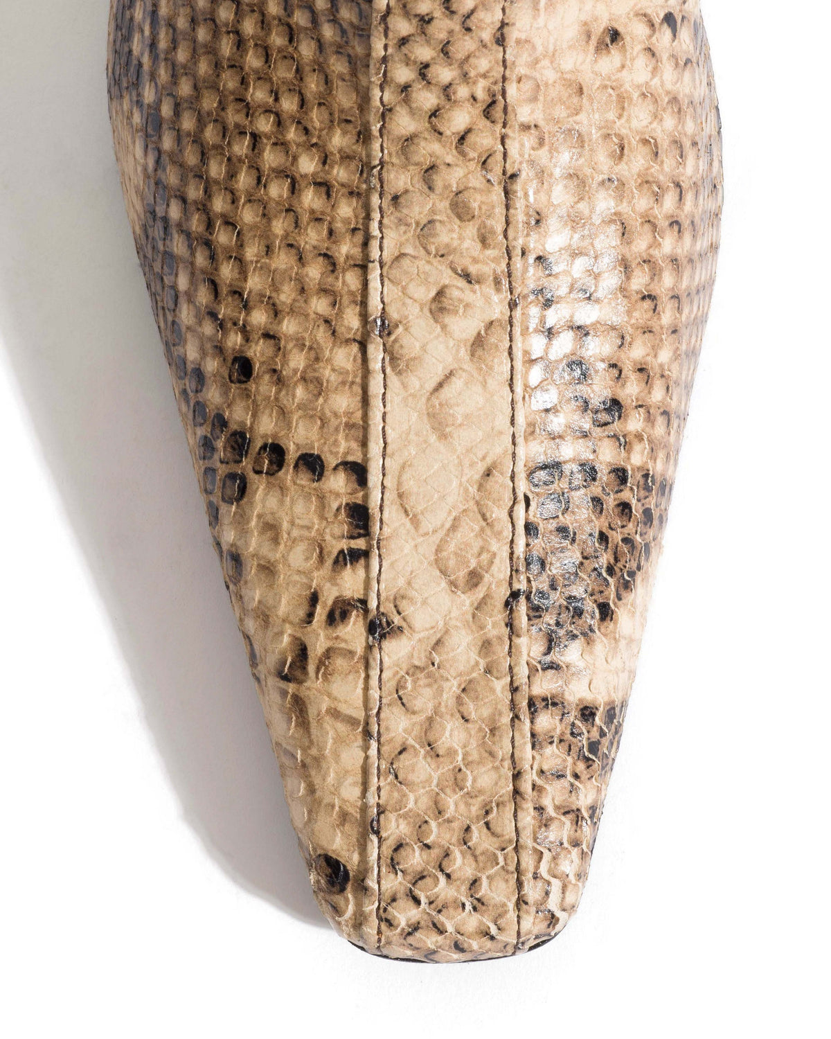Leyla Snake calf Natural sand