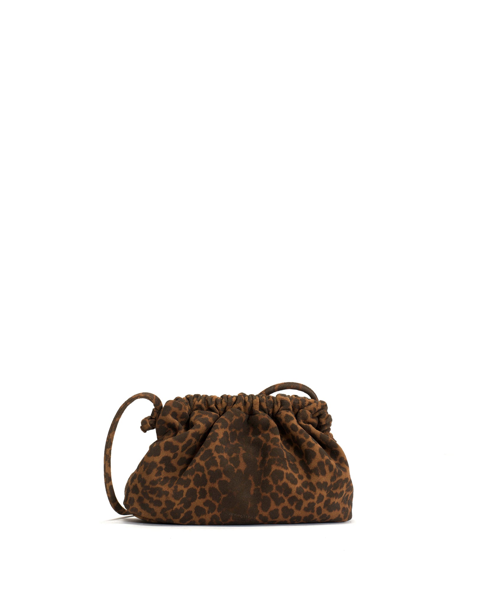 Hally petite cloud bag Calf suede print Leopard