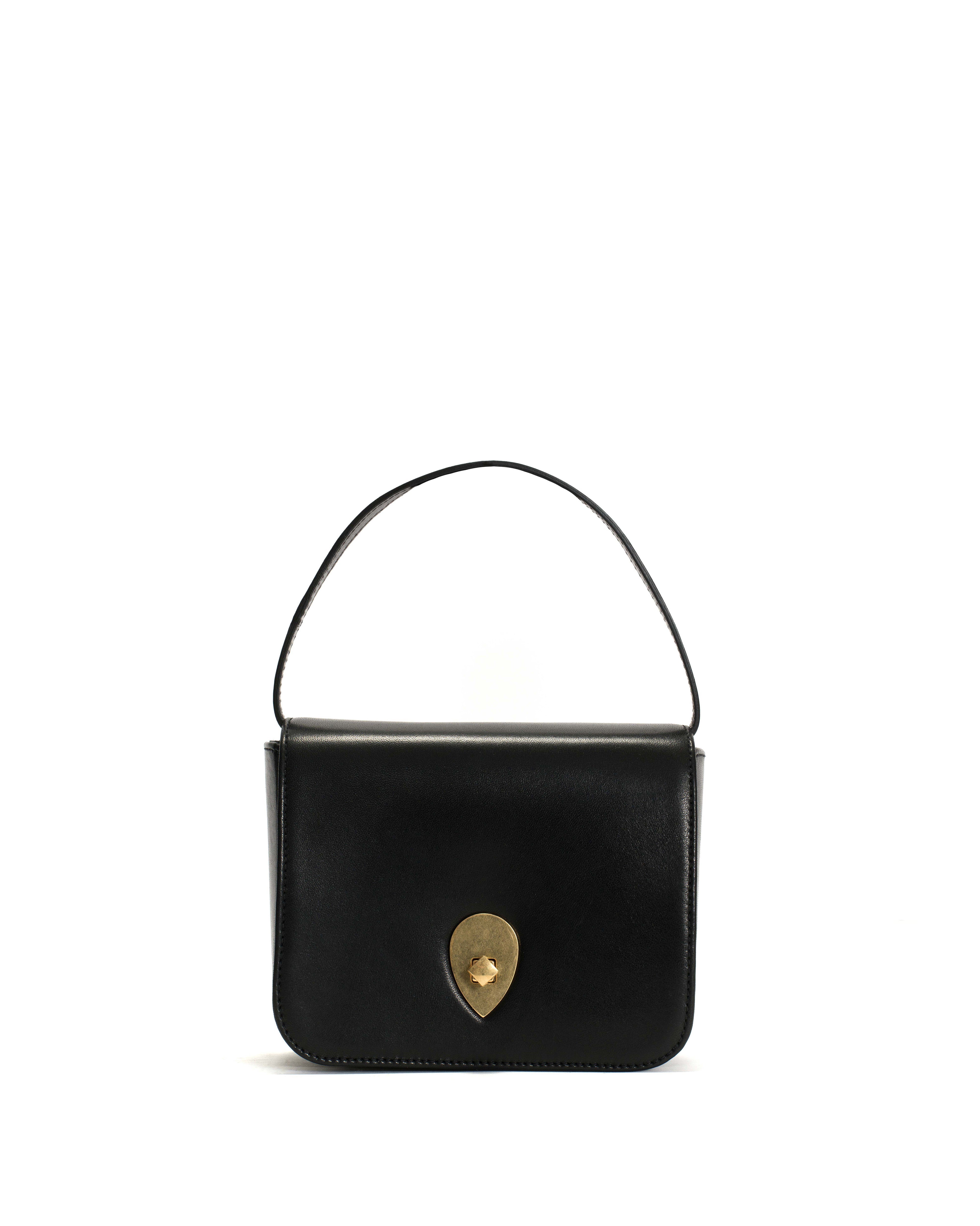 Nielle petite crossover bag Shiny lamb Black