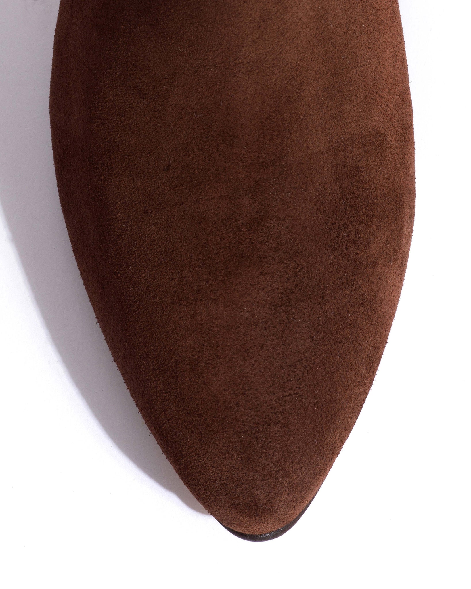 Vully 50 stiletto Calf suede Chocolate