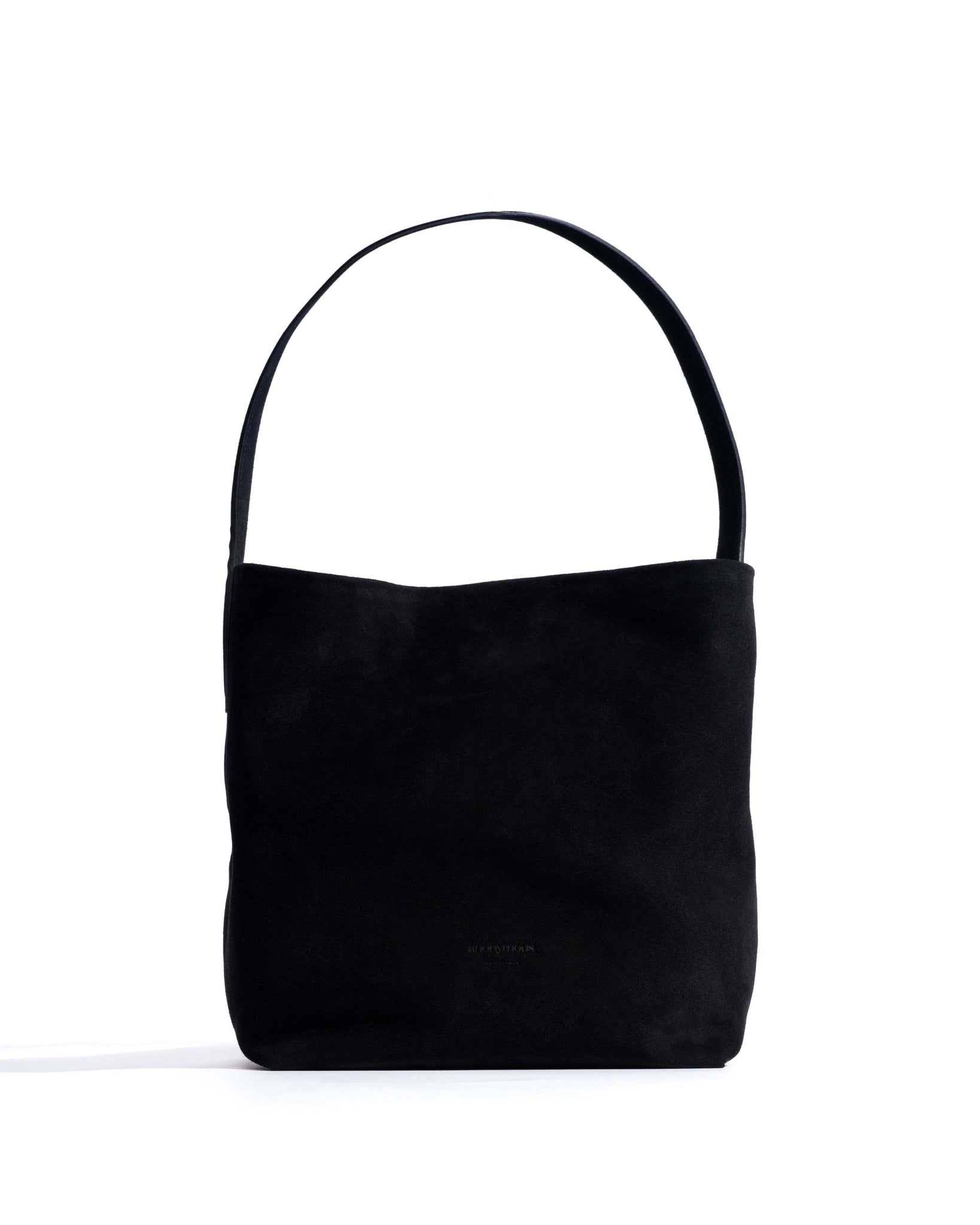 Versa slouchy petite bag Calf suede Black - Anonymous Copenhagen Bags