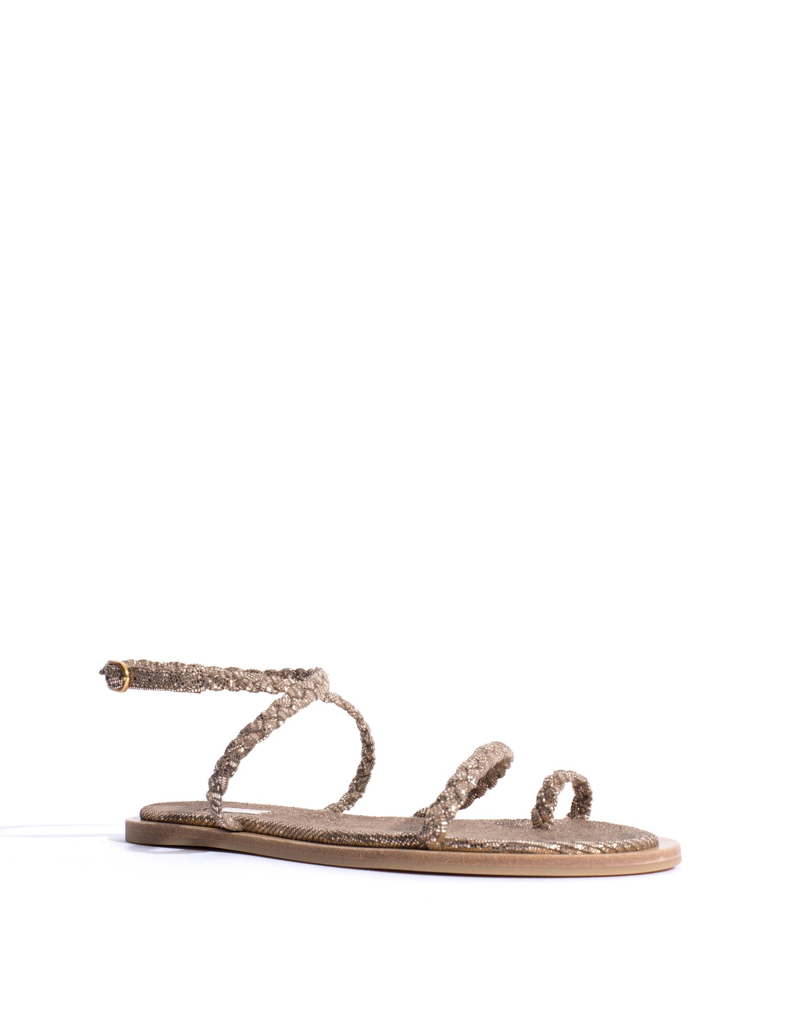 Cinca 10 classic Lizard metallic goat Vintage champagne
