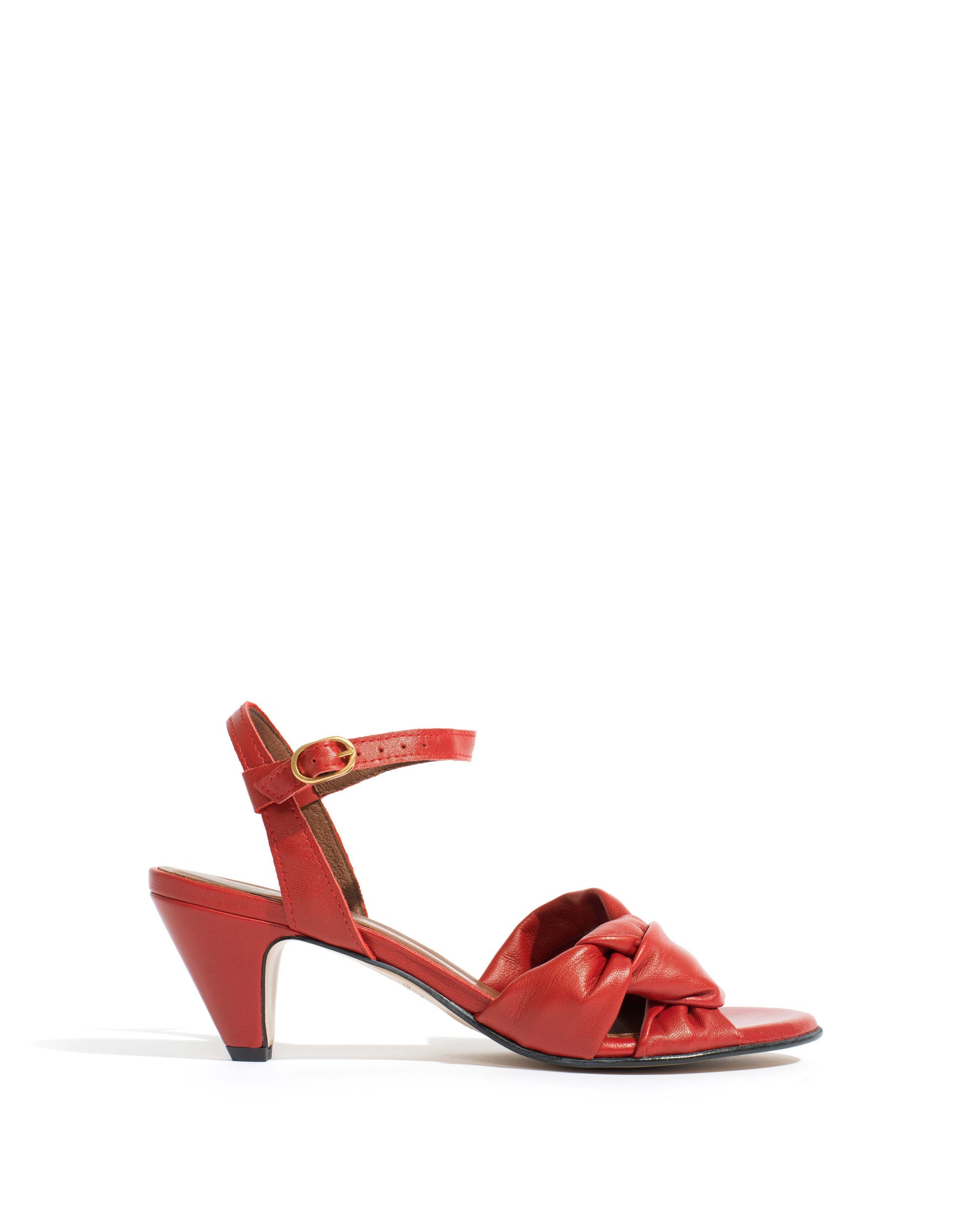 Kamilah 50 stiletto Shiny lamb Ruby red - Anonymous Copenhagen Shoes