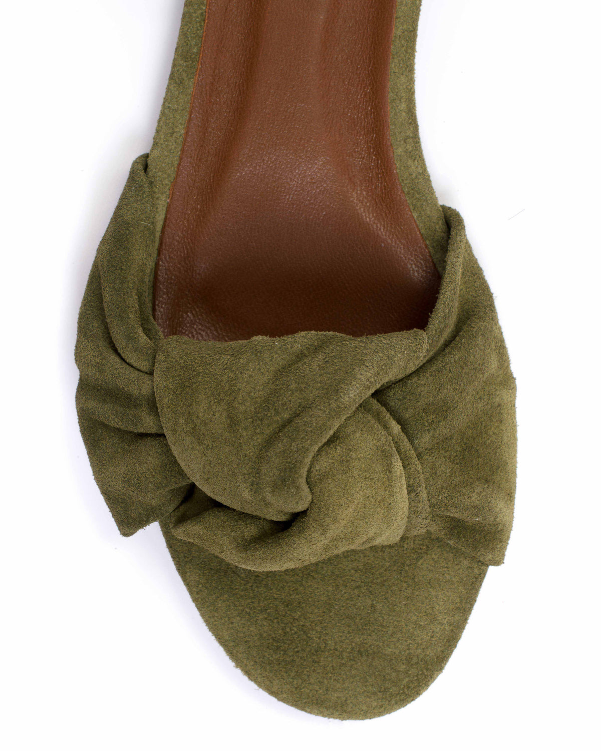 Aliza 10 Calf suede Olive green