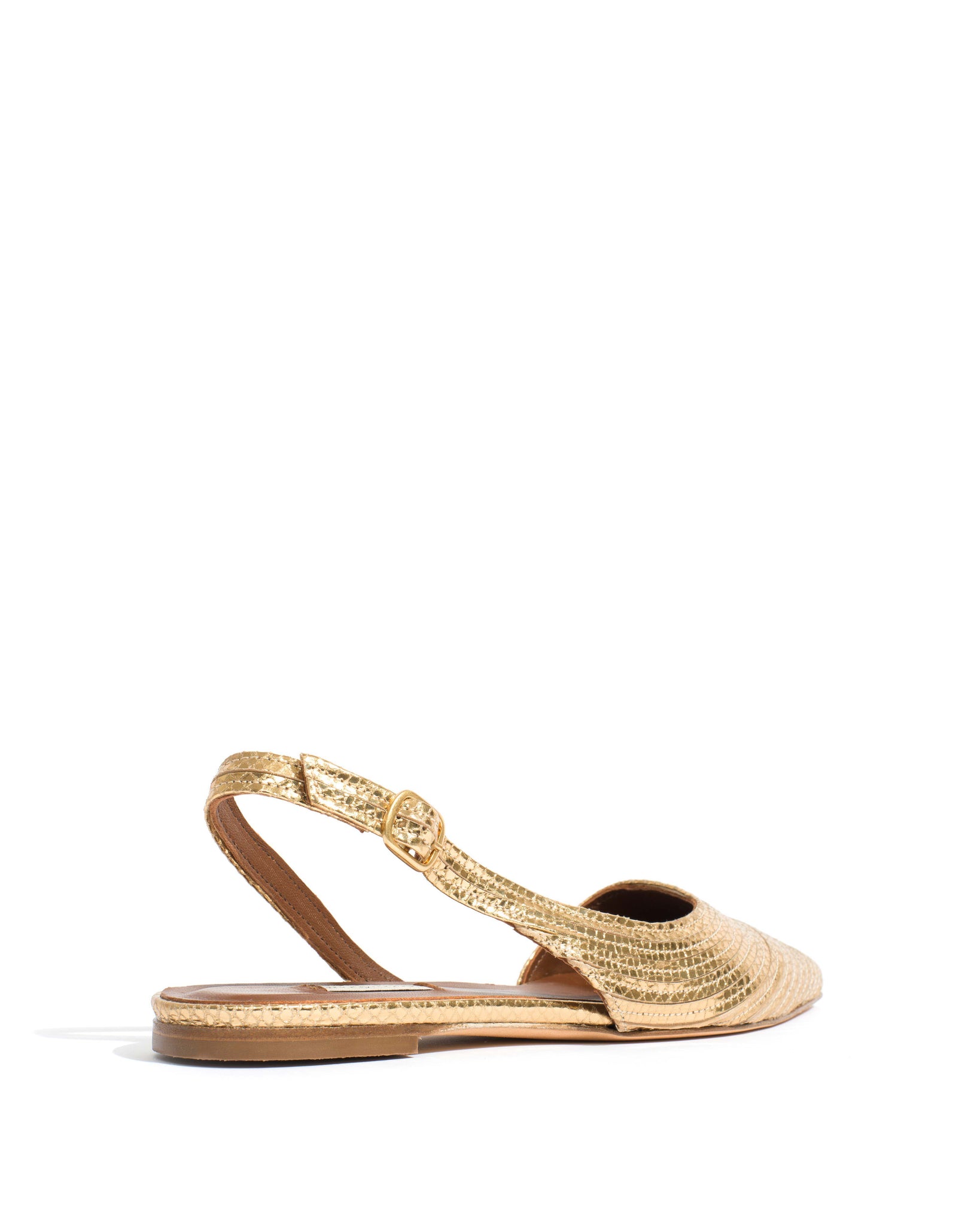 Carla 10 Snake metallic calf Gold - Anonymous Copenhagen Shoes