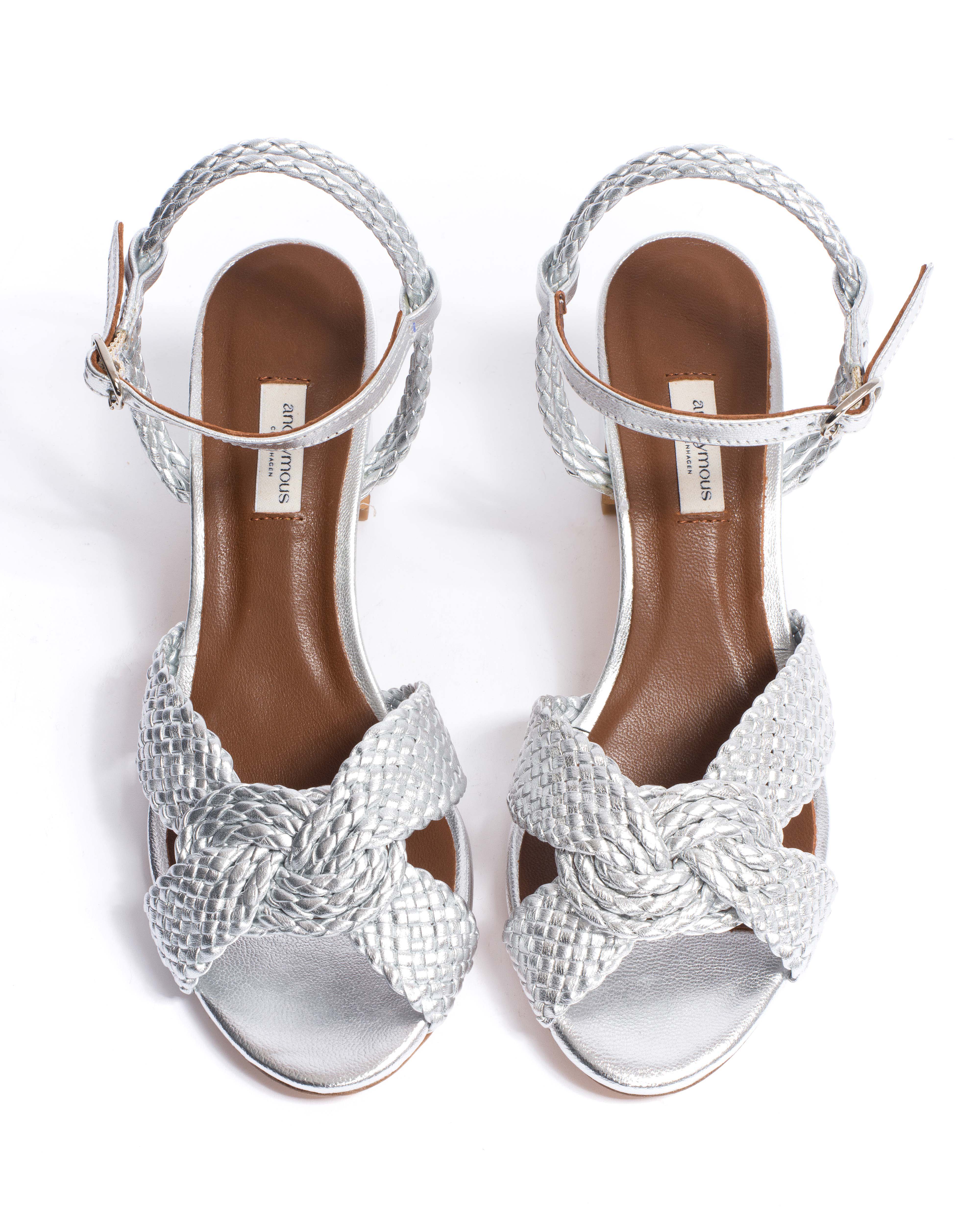Dilaya 55 Hand-braided leather Silver