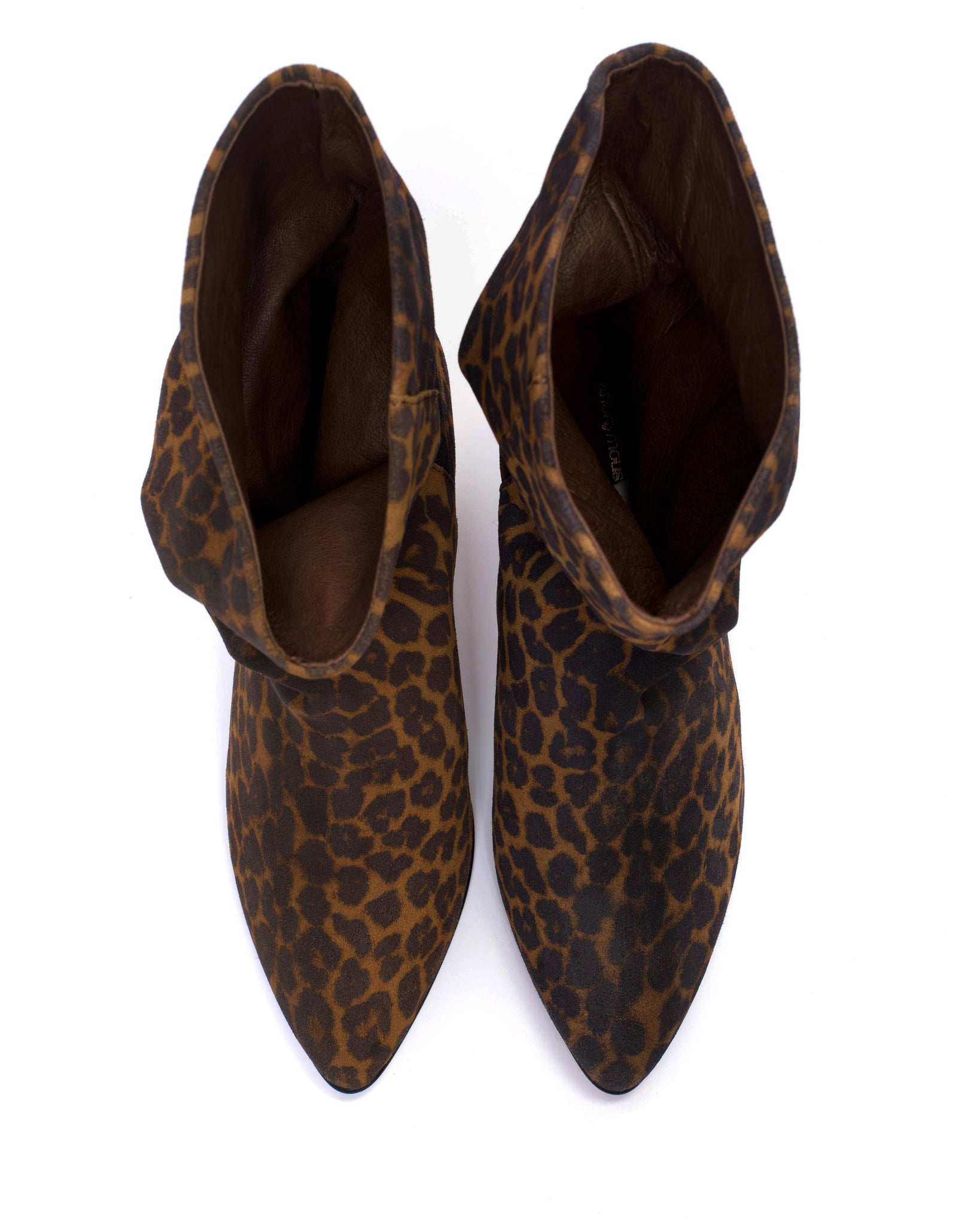 Vully 50 Stiletto Calf suede print Leopard