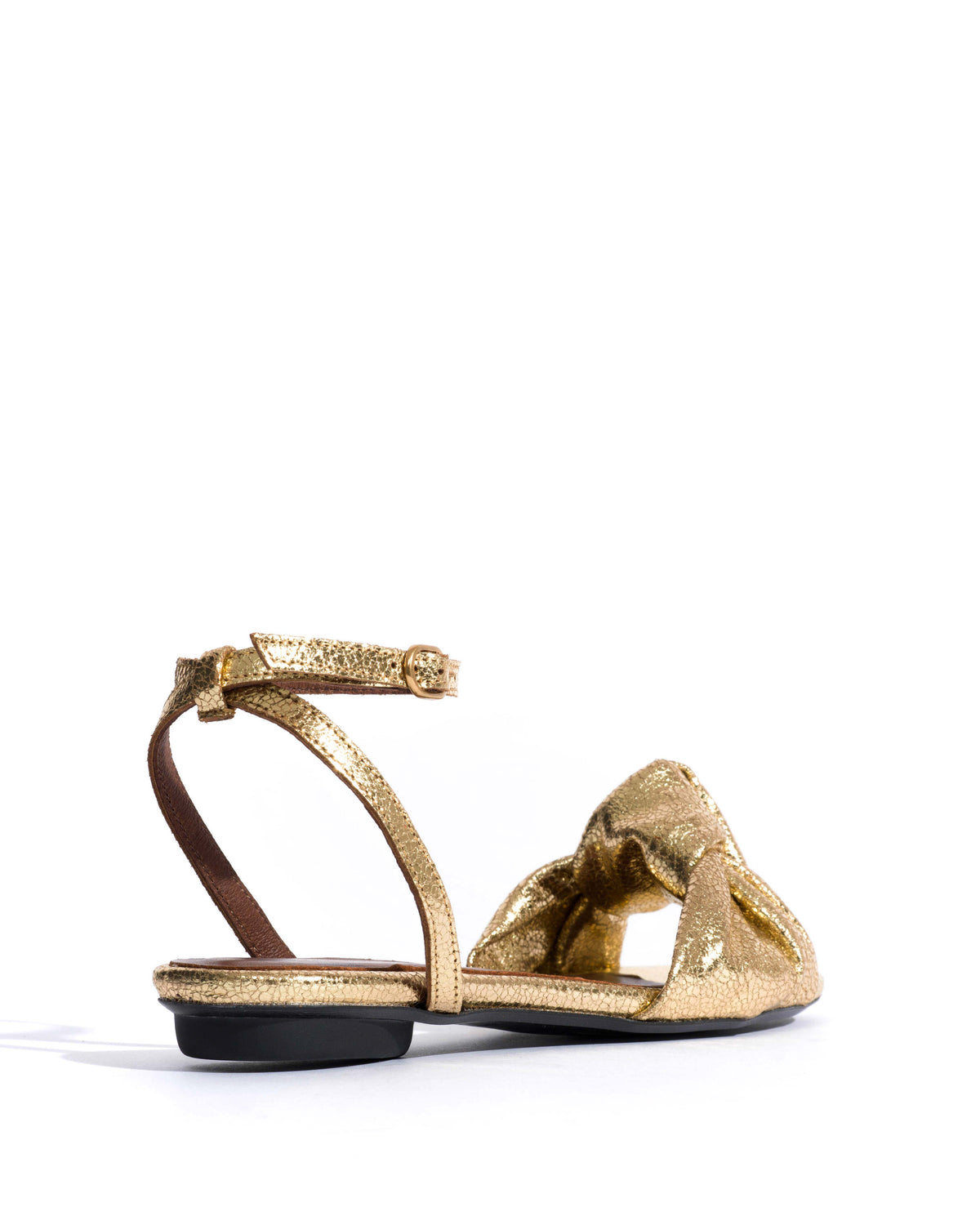 Aliza 10 Crackled metallic goat Gold