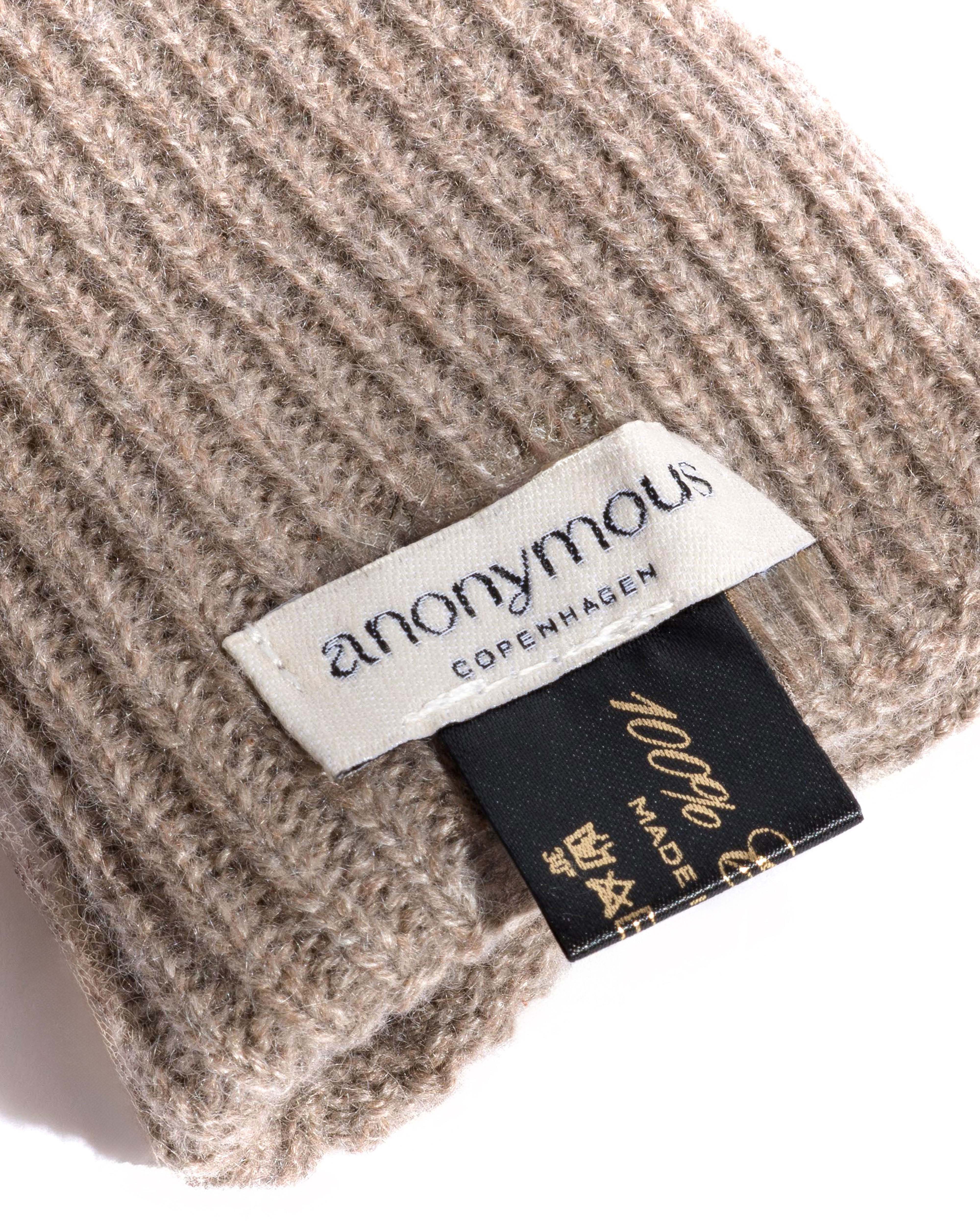 Nola cashmere gloves 100% cashmere Dark taupe