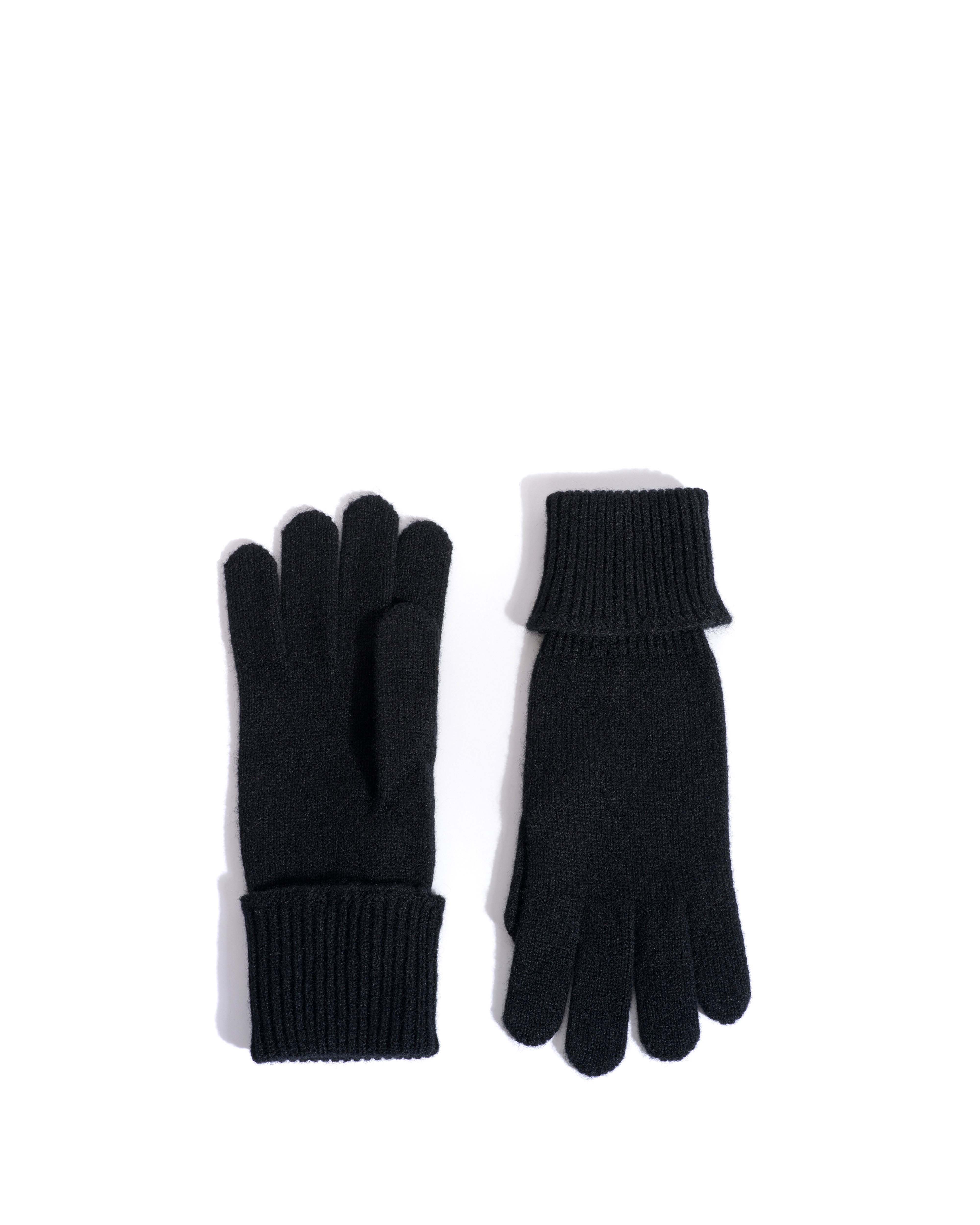 Bianca cashmere gloves 100% cashmere Black
