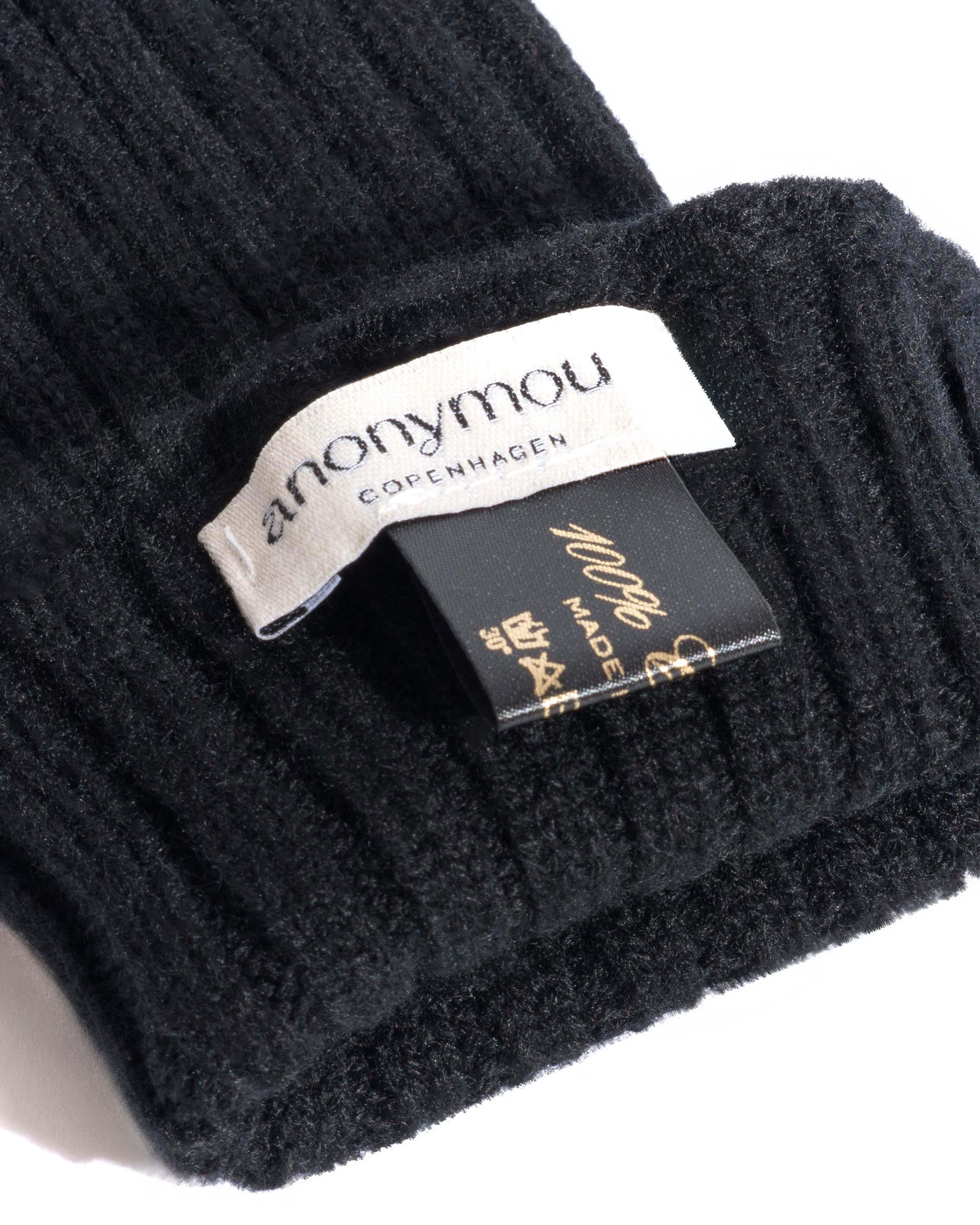 Bianca cashmere gloves 100% cashmere Black