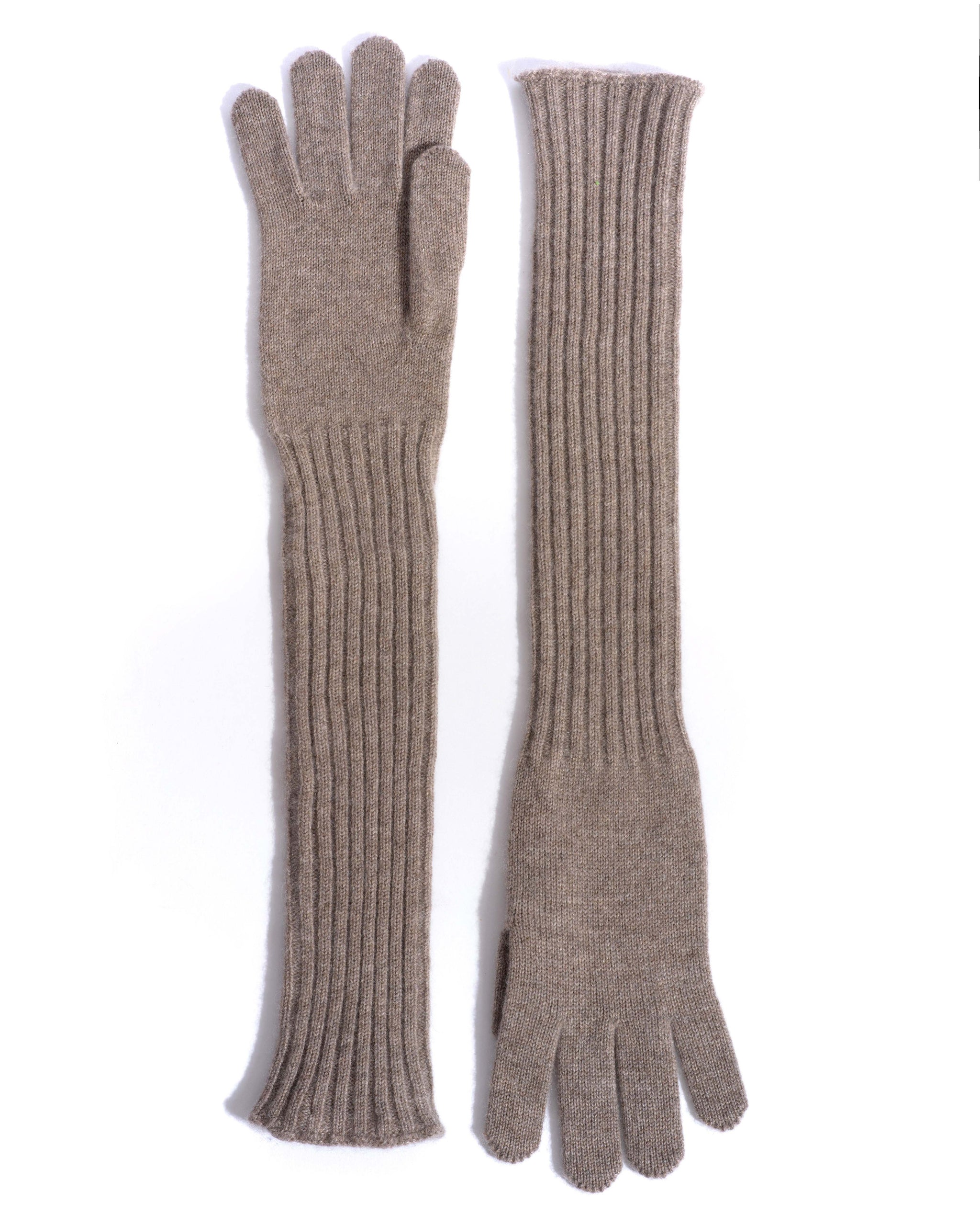 Nola cashmere gloves 100% cashmere Dark taupe - Anonymous Copenhagen Gloves