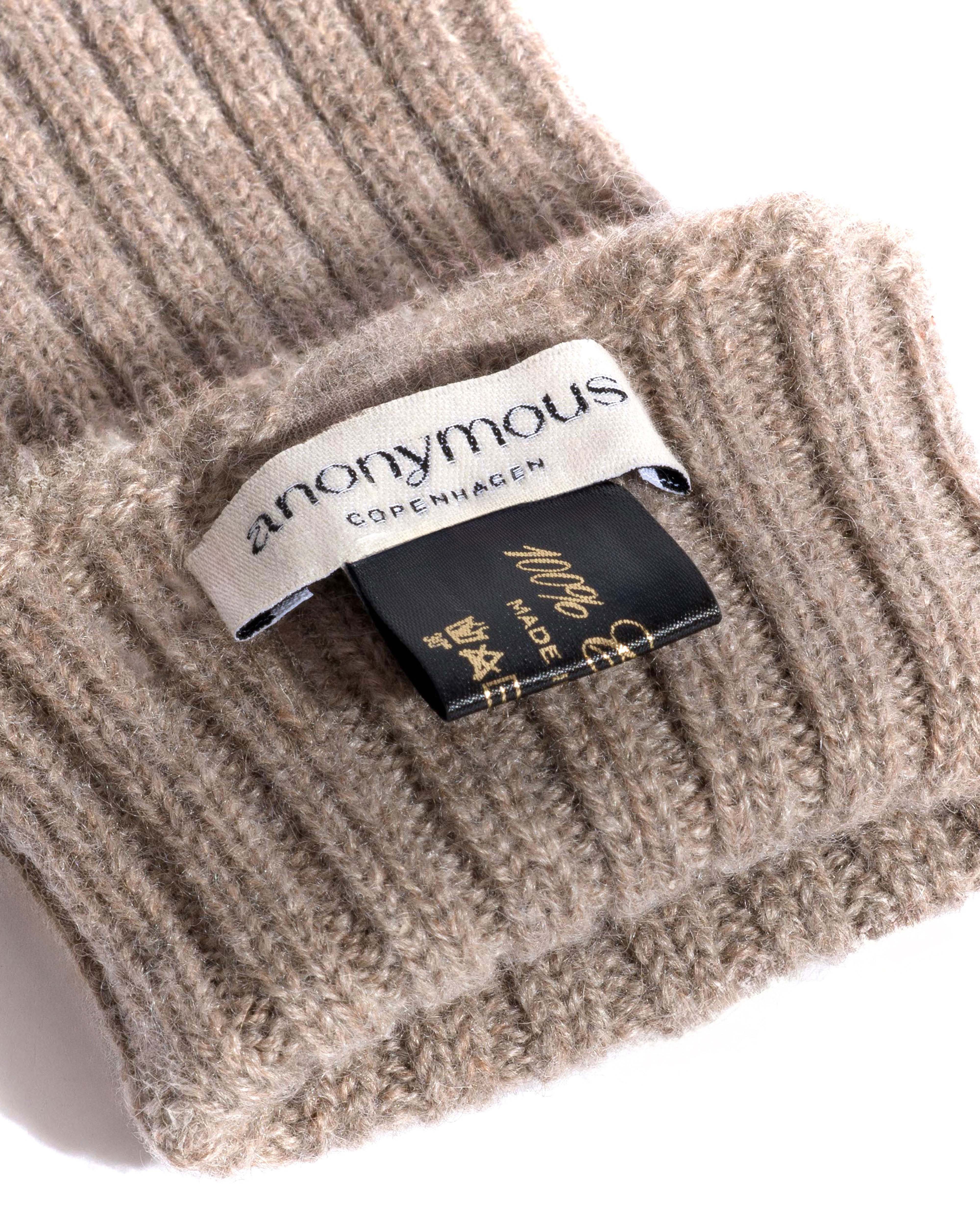 Bianca cashmere gloves 100% cashmere Dark taupe