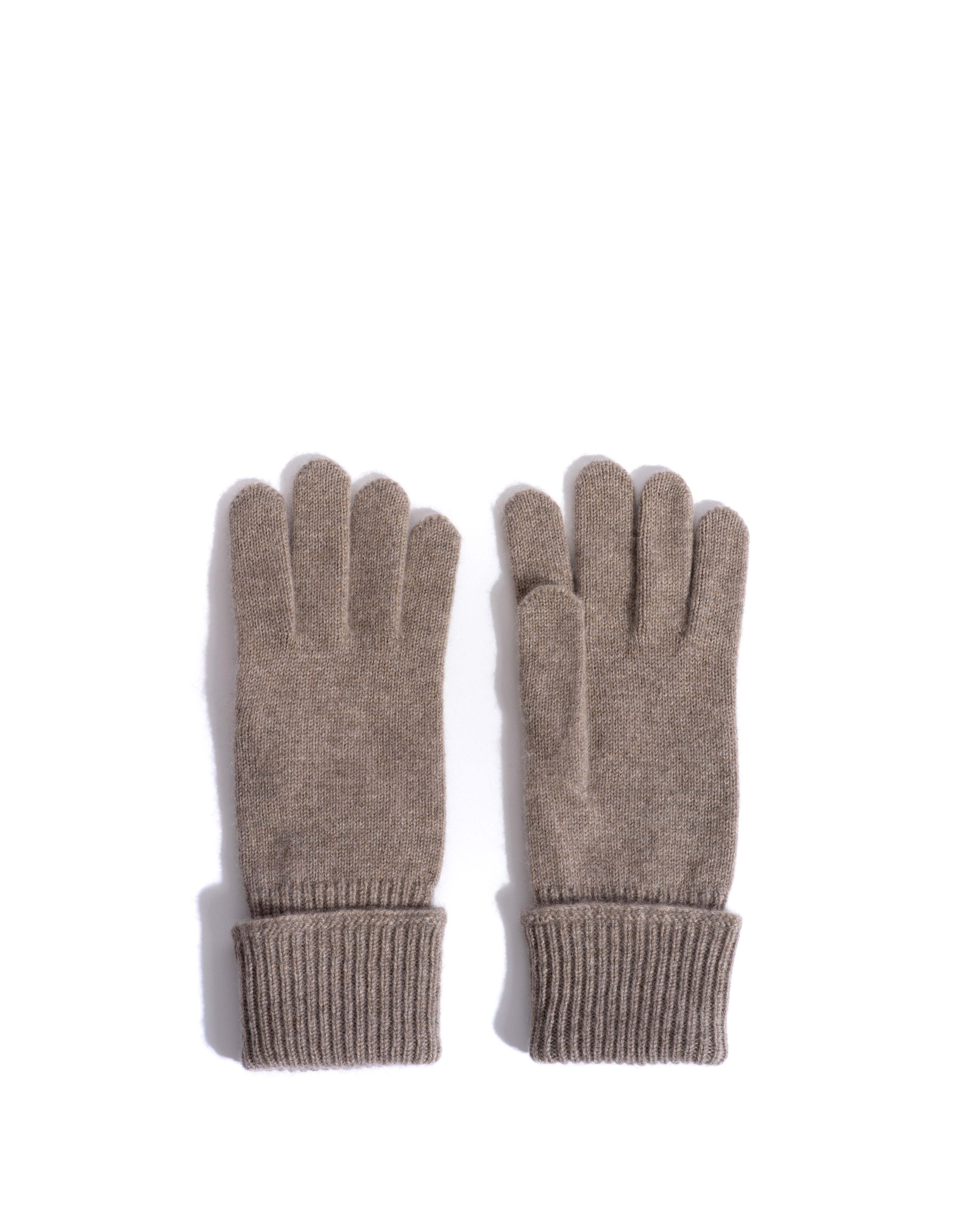 Bianca cashmere gloves 100% cashmere Dark taupe