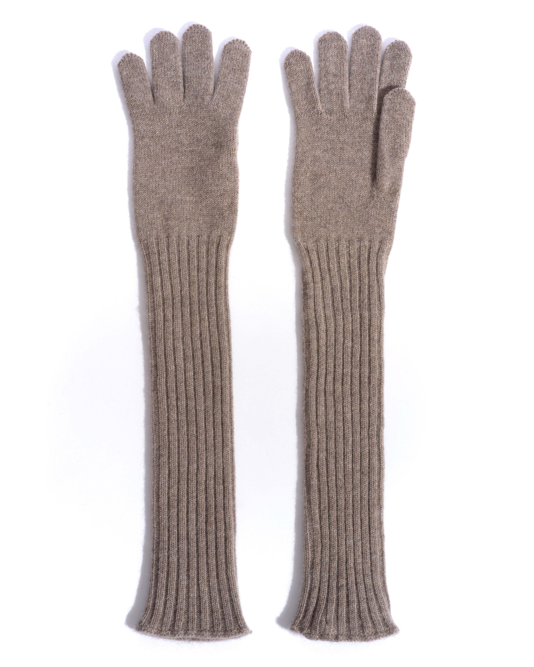 Nola cashmere gloves 100% cashmere Dark taupe - Anonymous Copenhagen Gloves