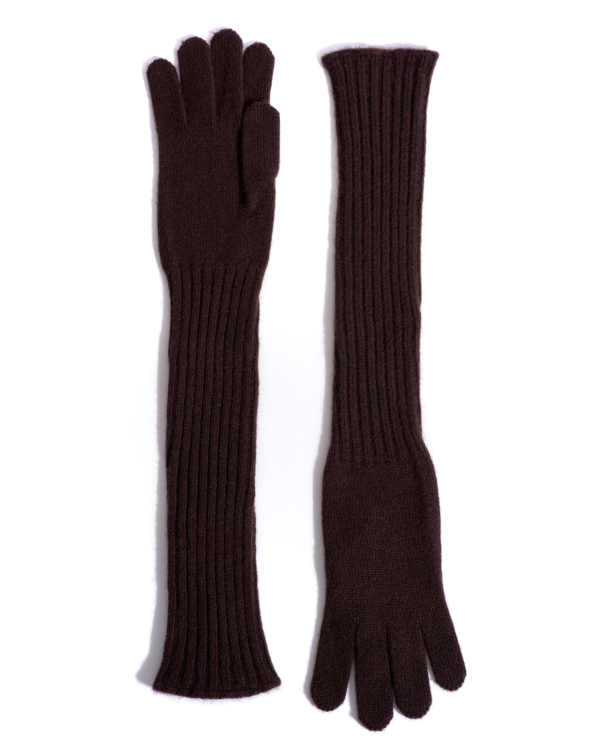 Nola cashmere gloves 100% cashmere Coffee brown - Anonymous Copenhagen Gloves