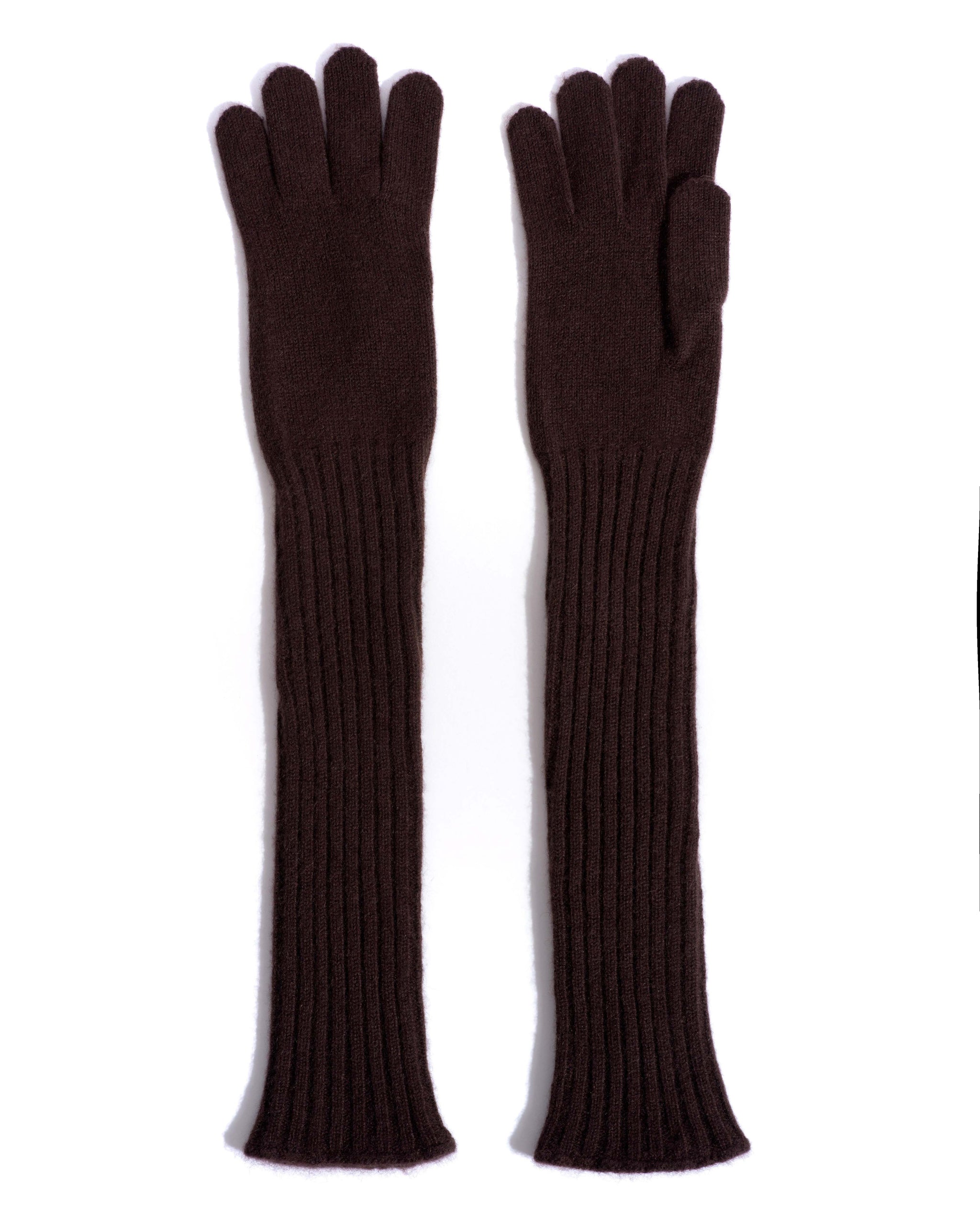 Nola cashmere gloves 100% cashmere Coffee brown - Anonymous Copenhagen Gloves