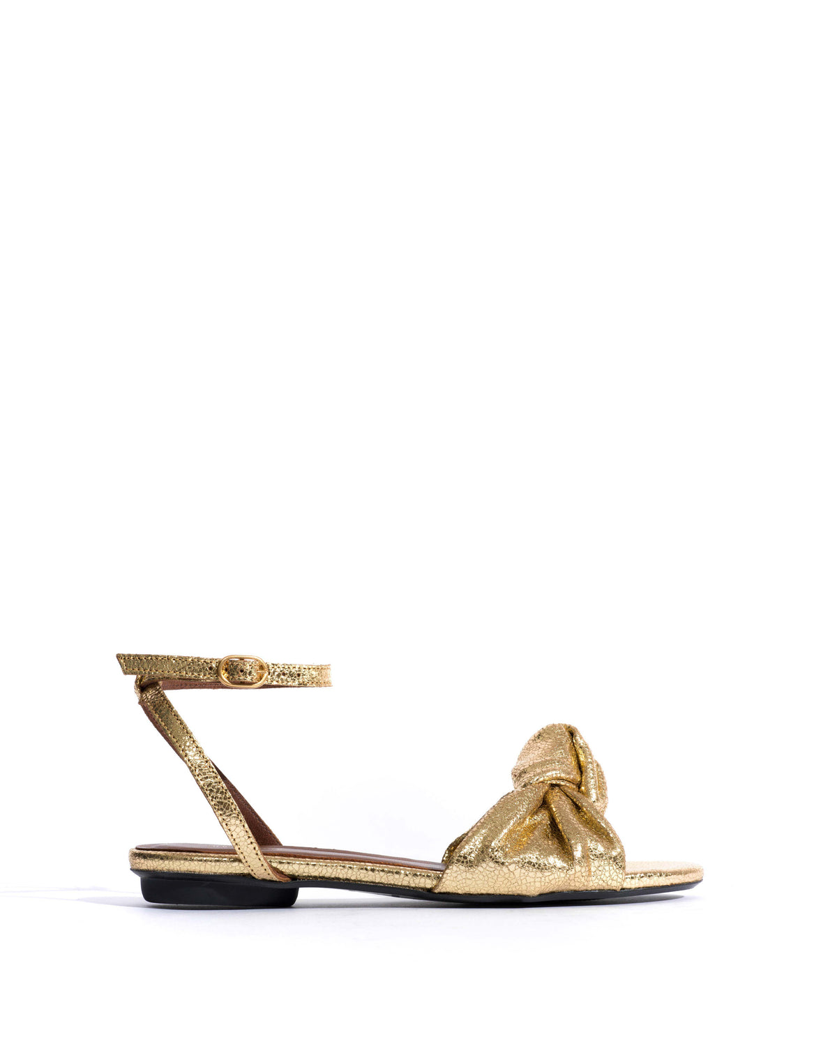 Aliza 10 Crackled metallic goat Gold