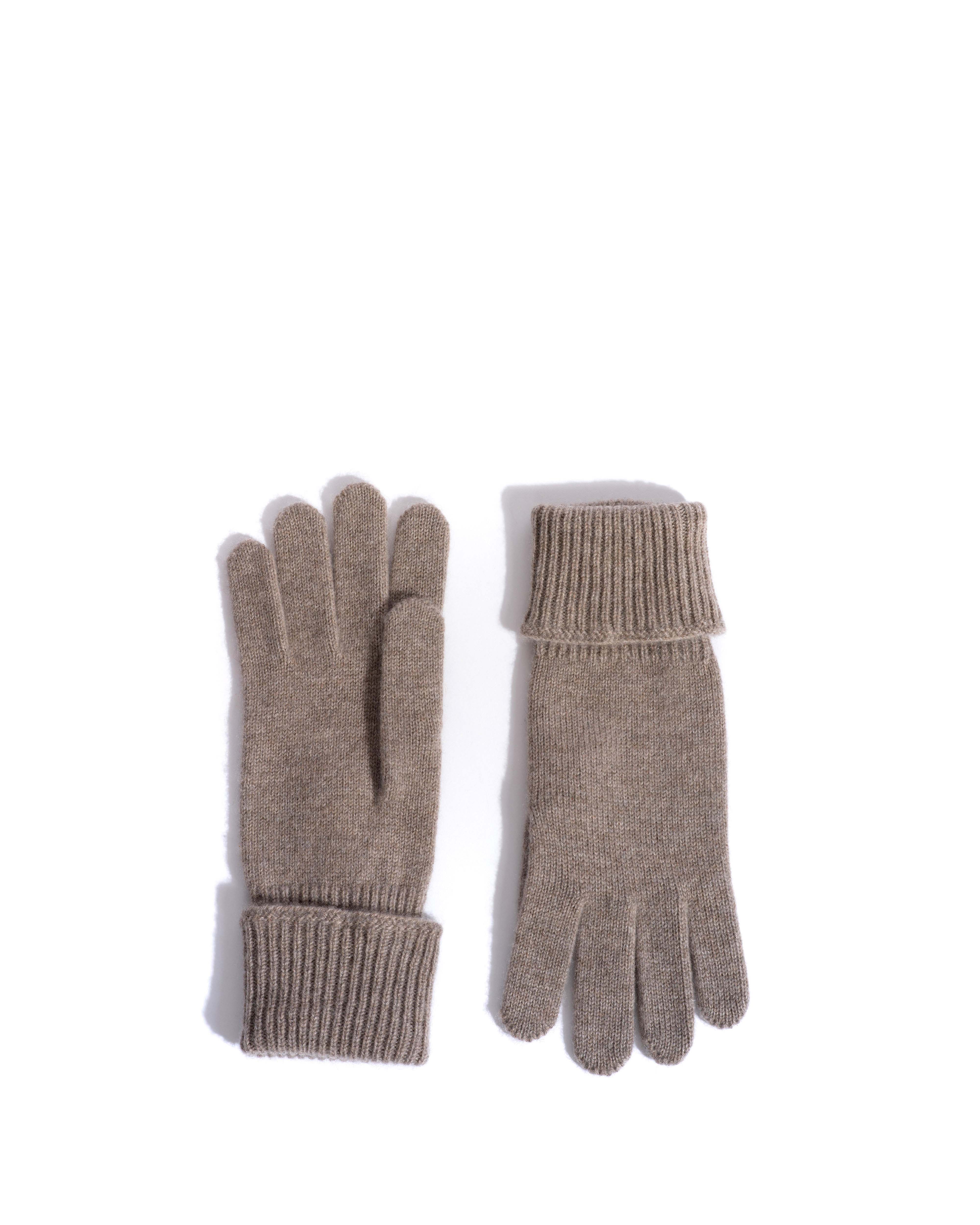 Bianca cashmere gloves 100% cashmere Dark taupe