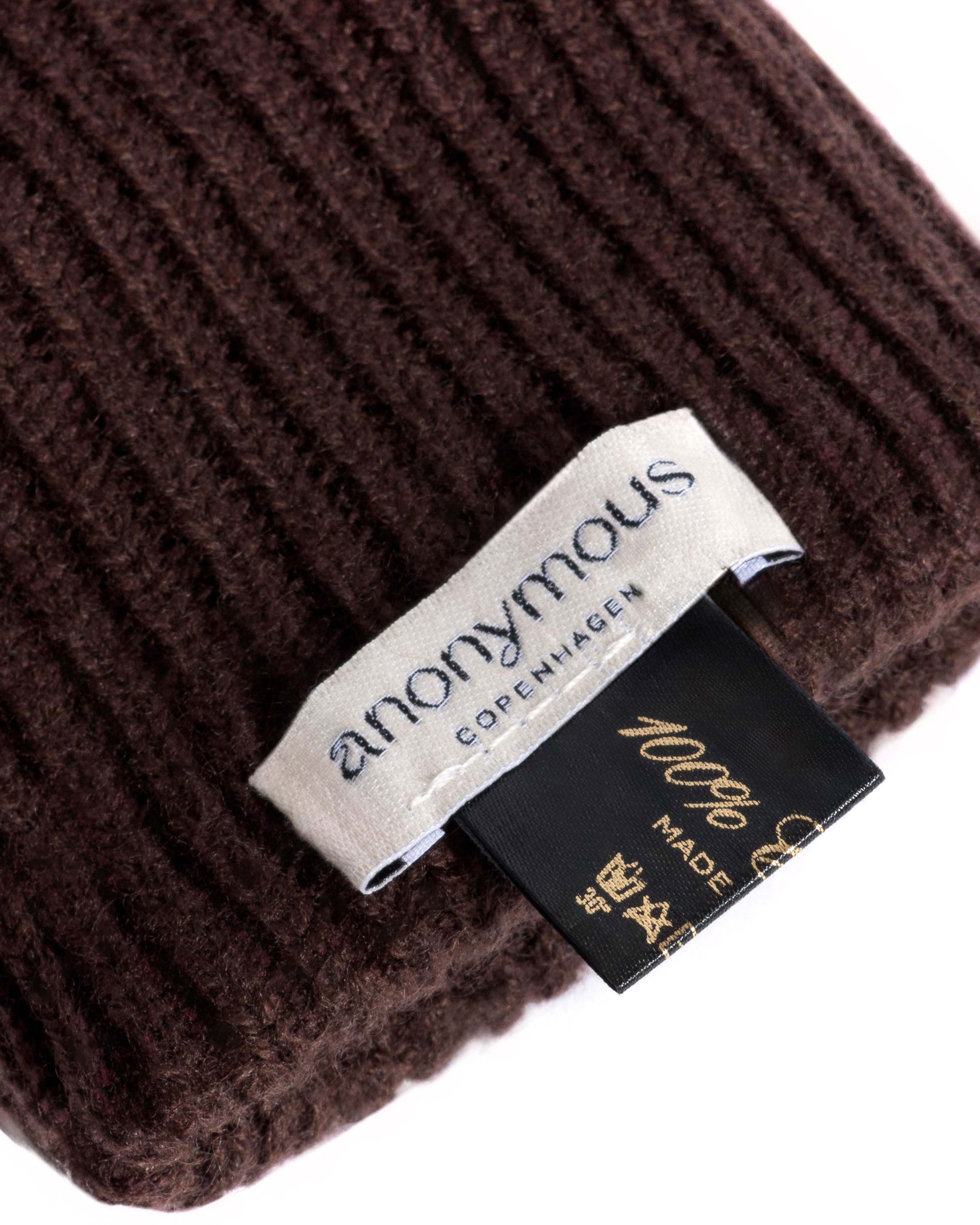 Nola cashmere gloves 100% cashmere Coffee brown