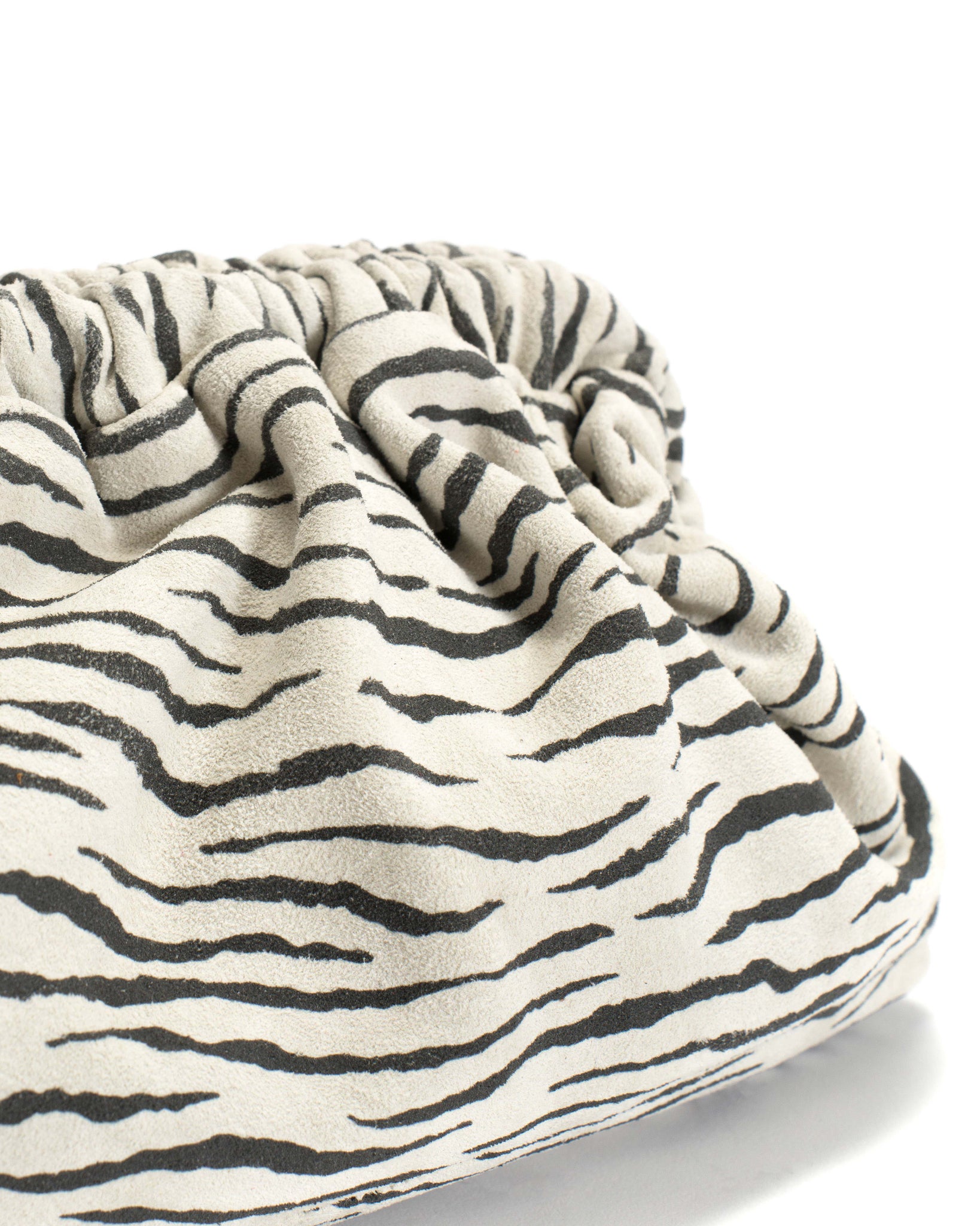 Hally petite cloud bag Calf suede print Zebra