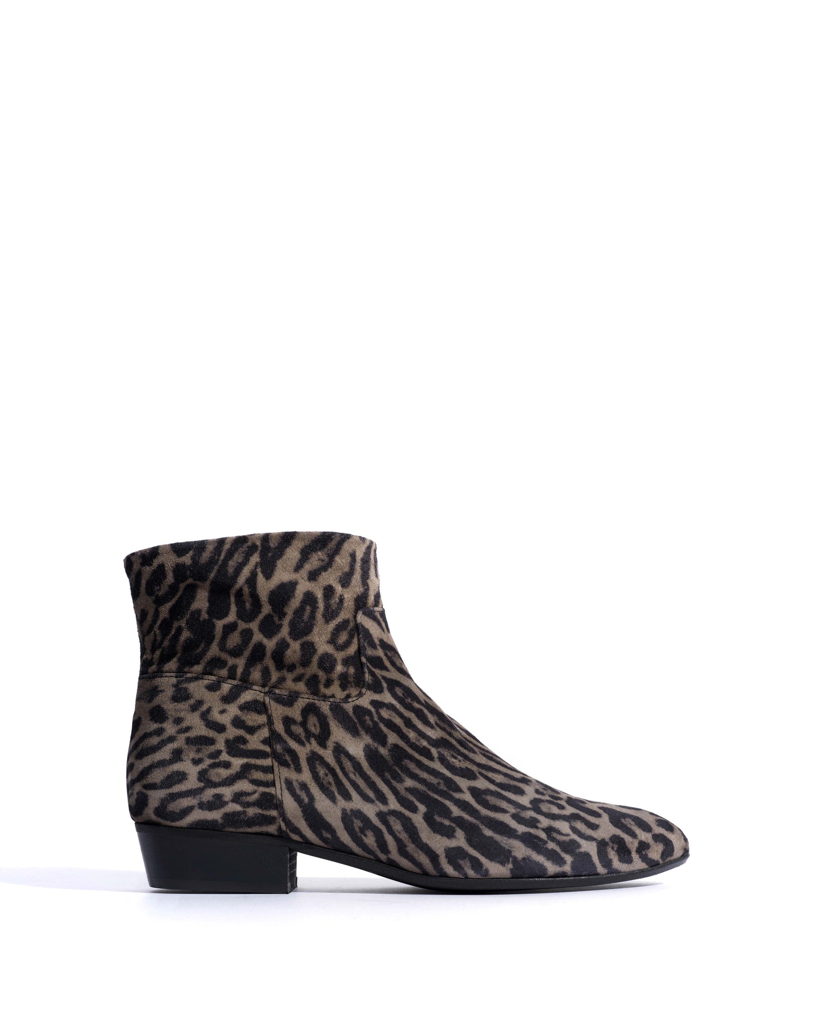 Morie 20 Calf suede print Snow leopard -