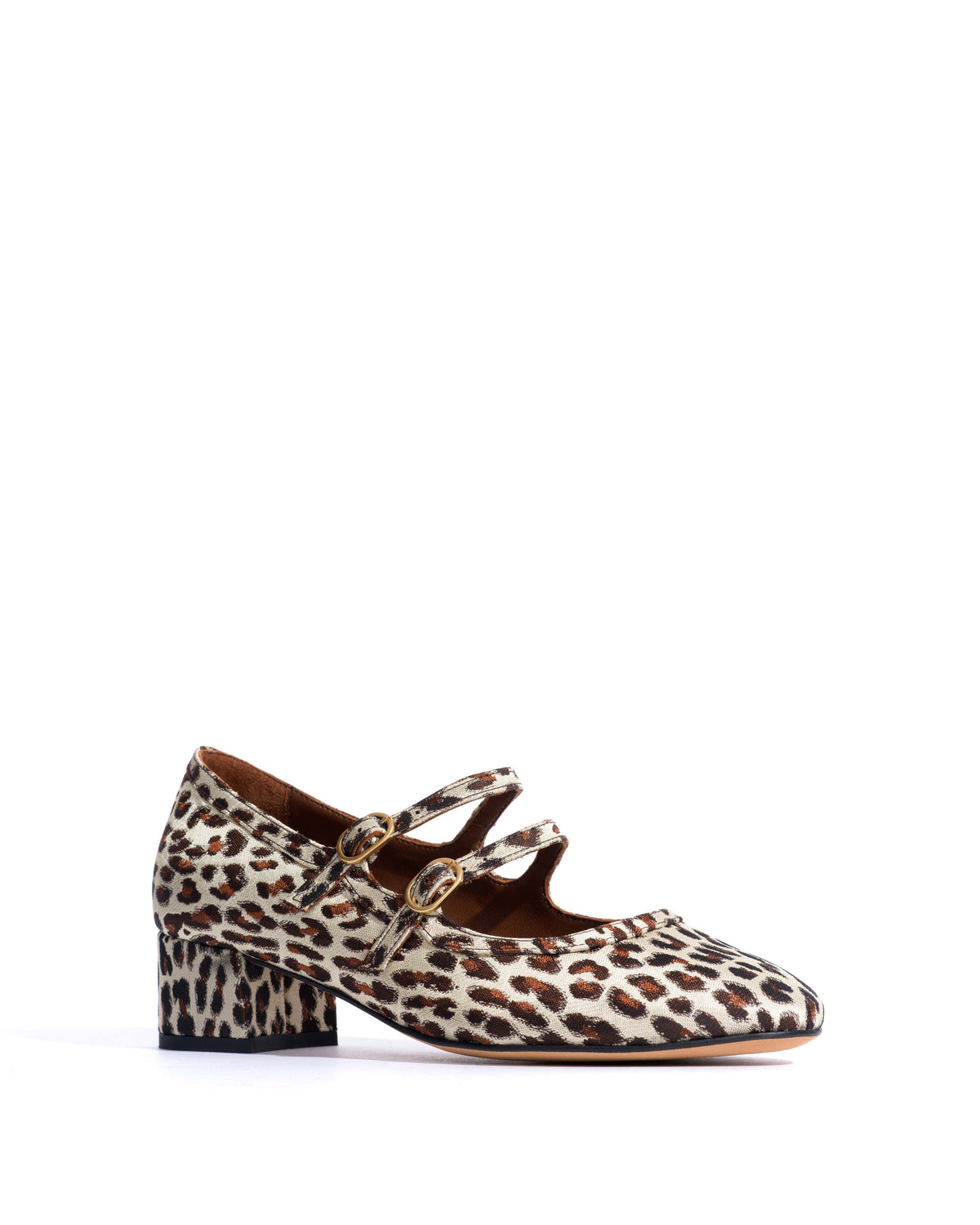 Balie 40 Vintage satin print Leopard
