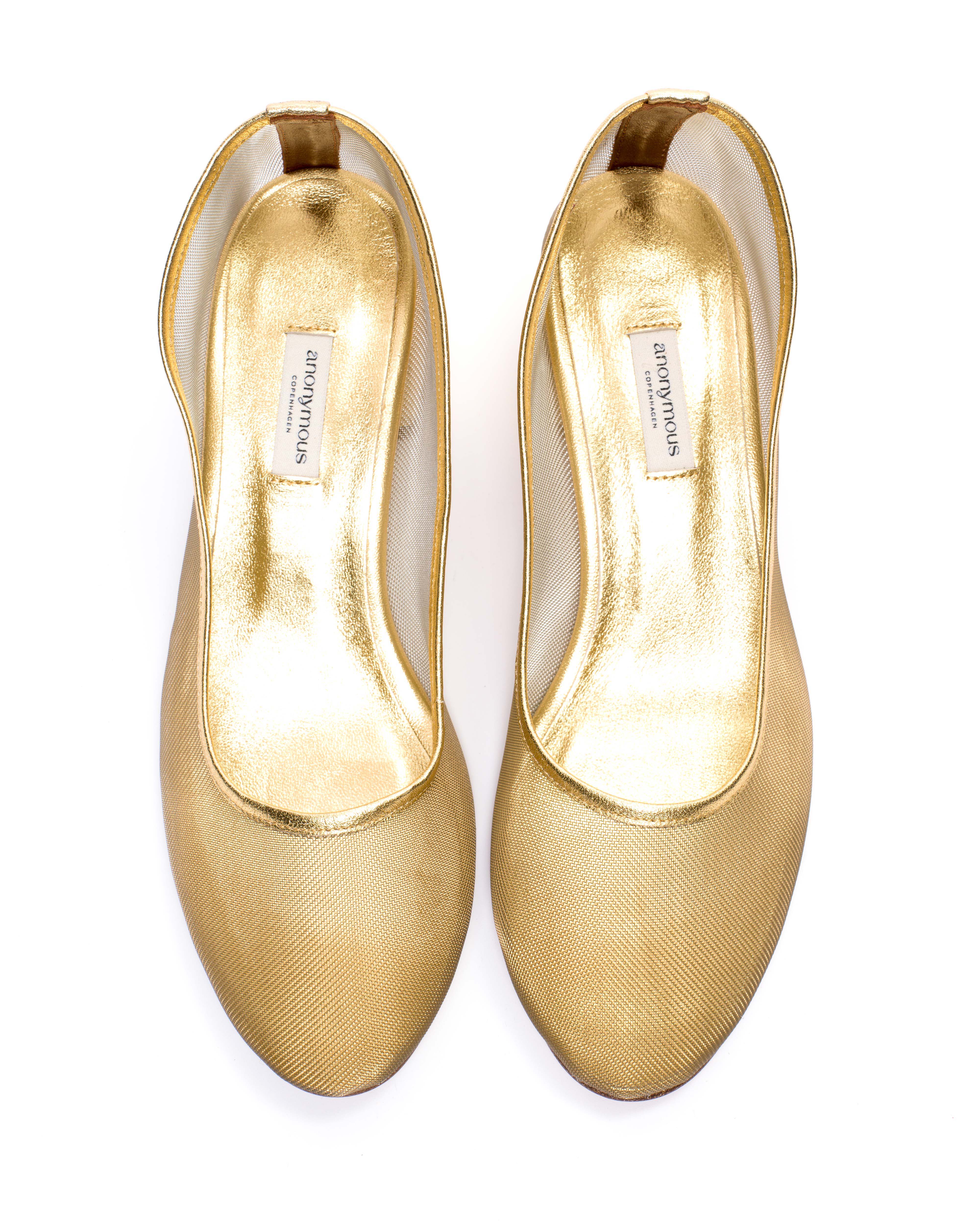 Sacha 40 mesh Metallic goat & mesh Gold