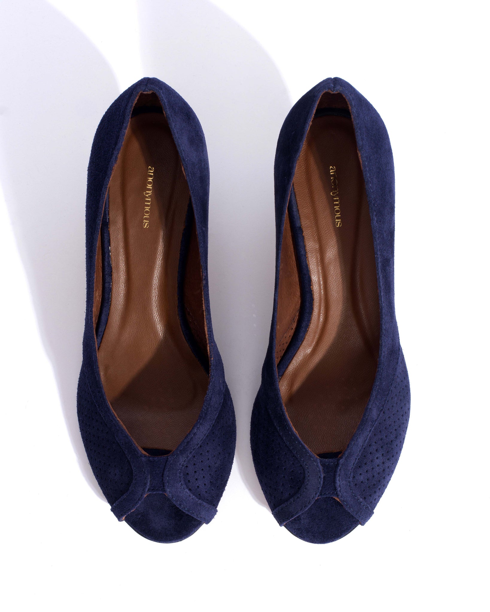 Tiffany stiletto Calf suede Ink blue