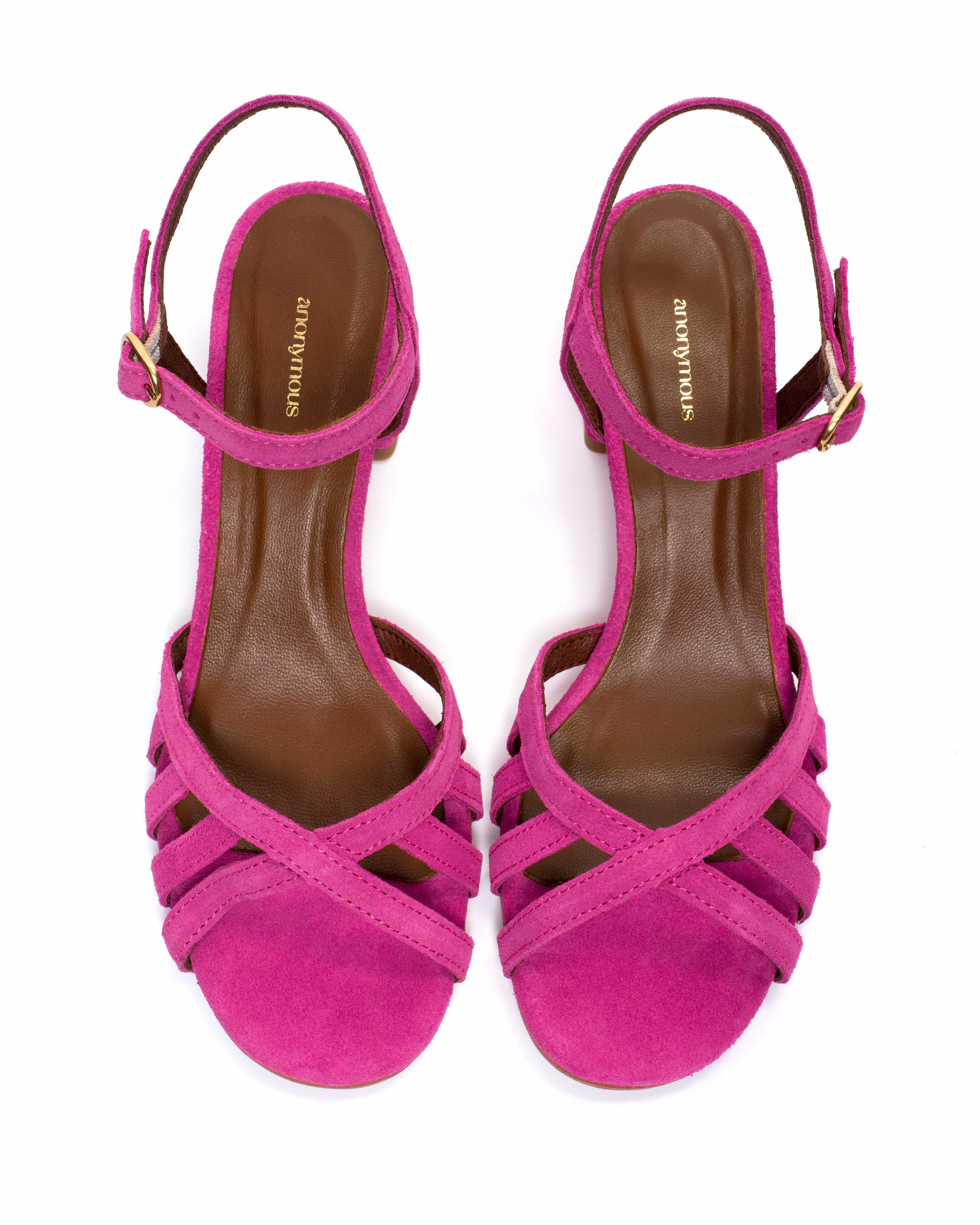 Issi 55 Calf suede Raspberry sorbet