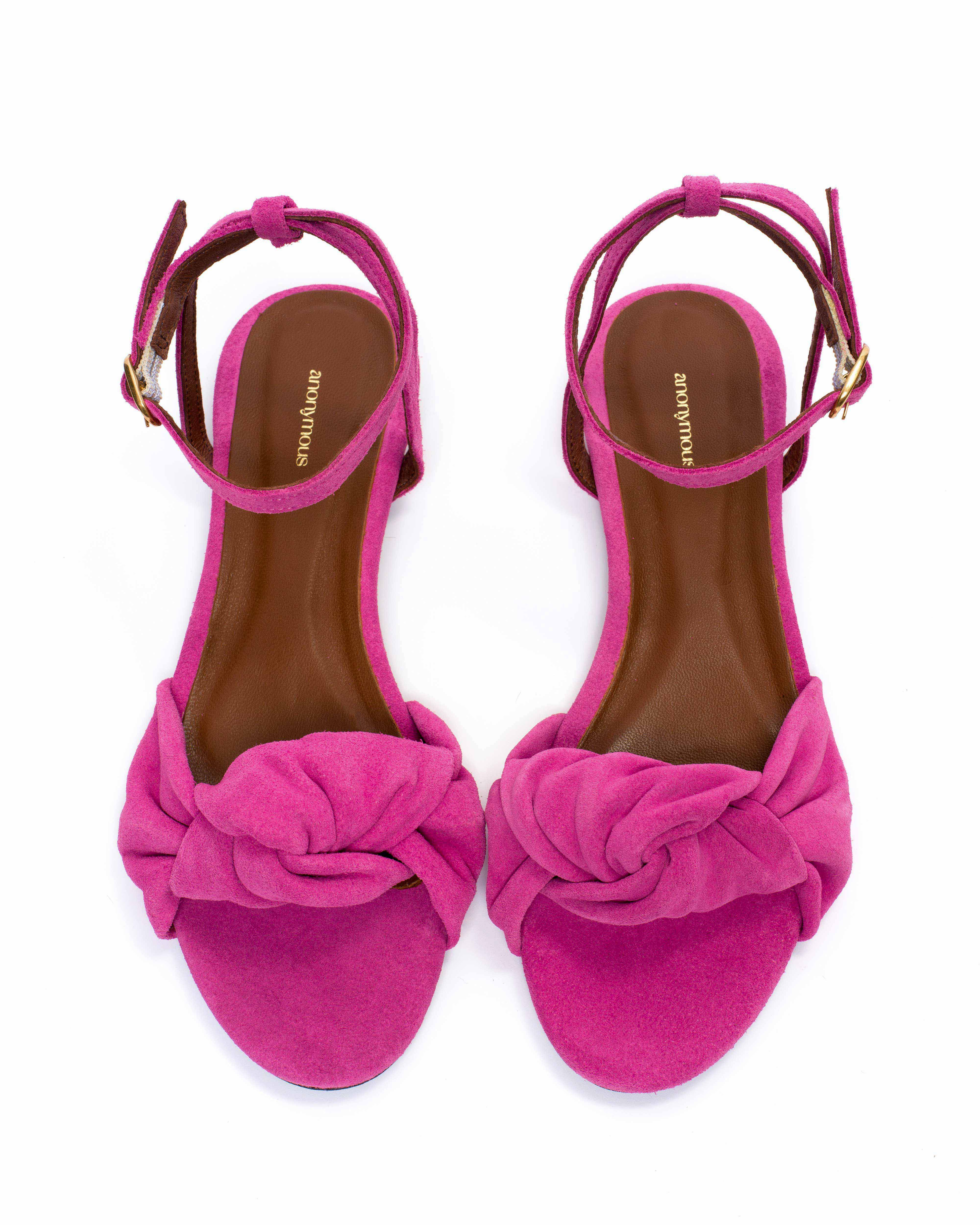Aliza 10 Calf suede Raspberry sorbet