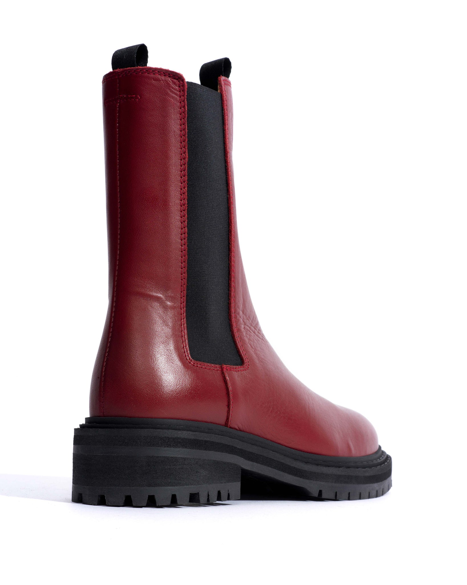 Haily high cut Soft calf Pomegranate -