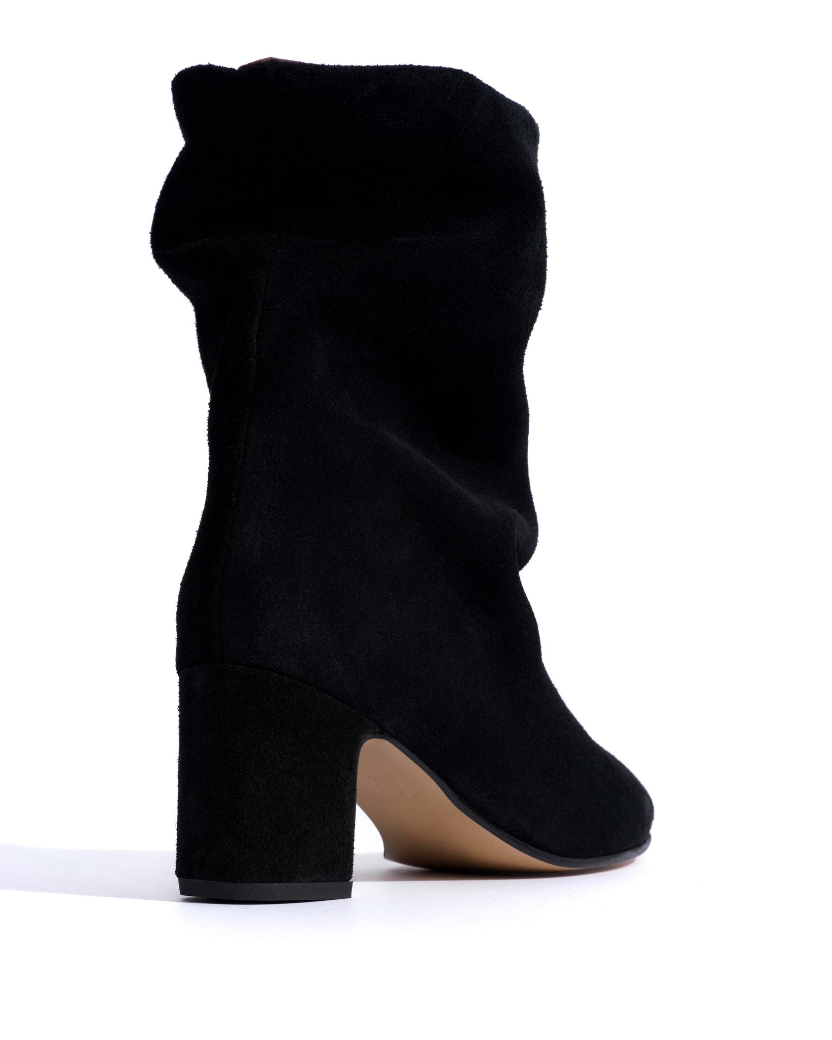 Lully 55 Calf suede Black -